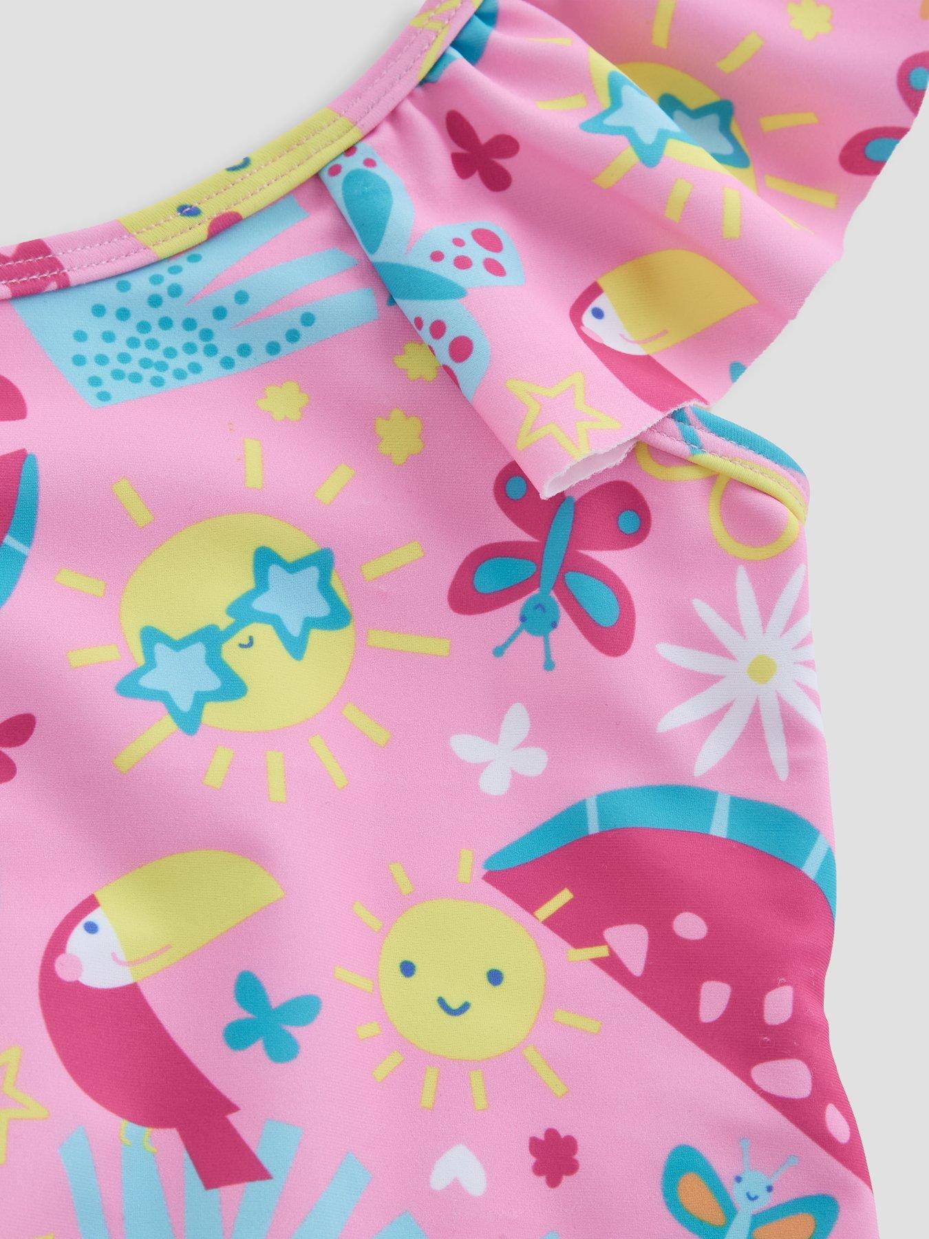 Image 4 of 4 of The Very Collection Bright Fruits Sunshine Swimsuit - Pink