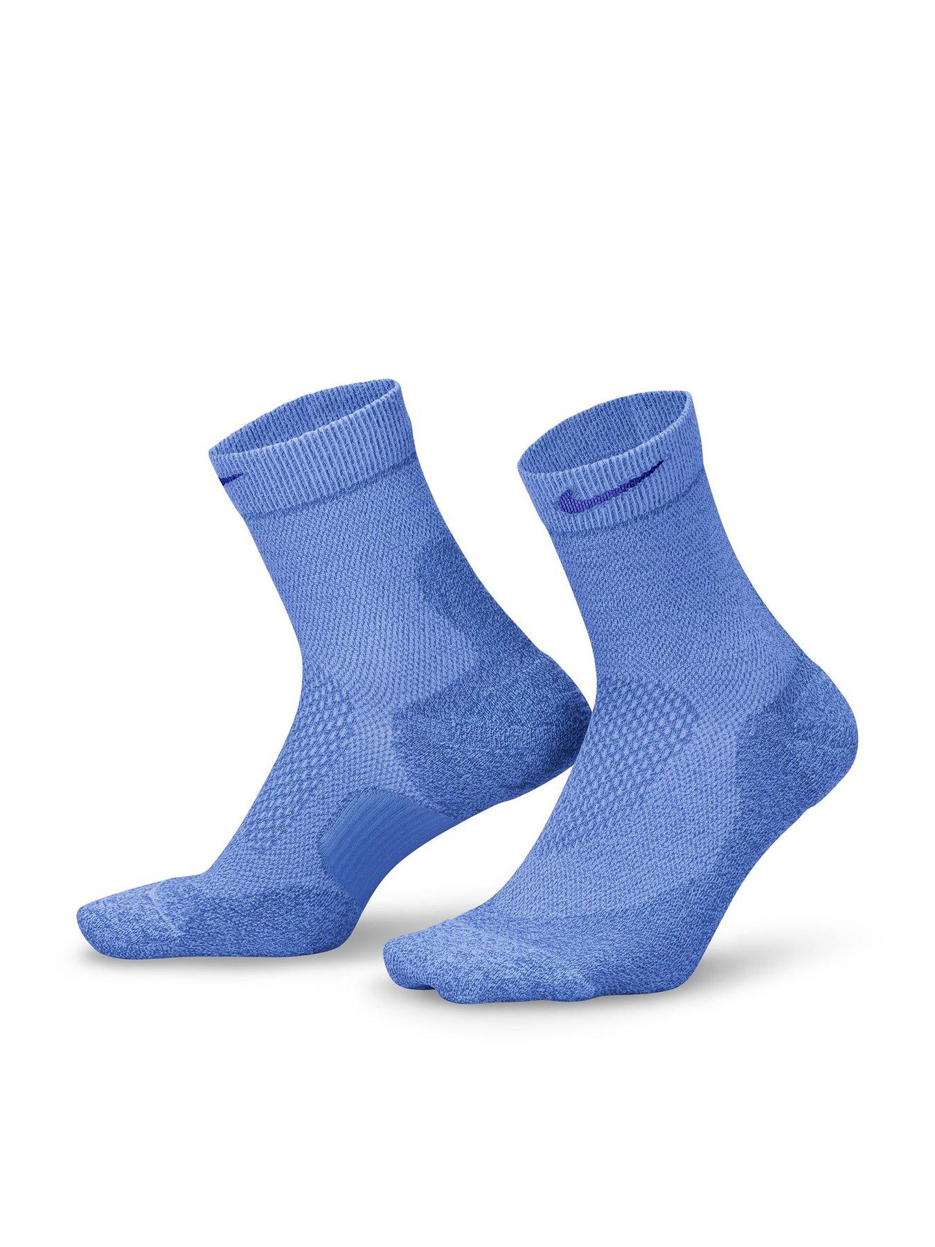 Image 1 of 4 of Nike Unisex Running Lightweight Micro Crew Socks (1 Pair) - Blue