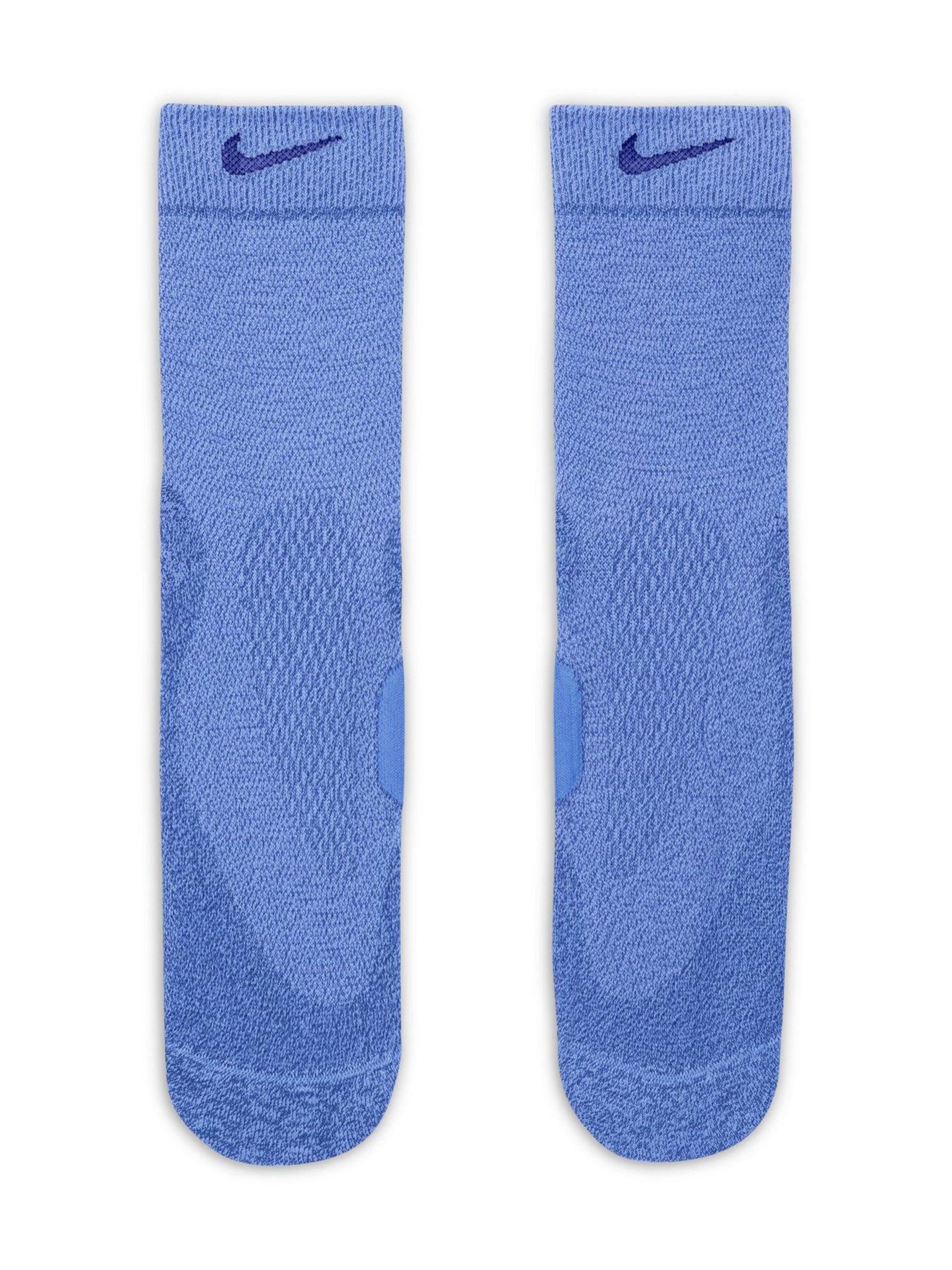  image of nike-unisex-running-lightweight-micro-crew-socks-1-pair-blue
