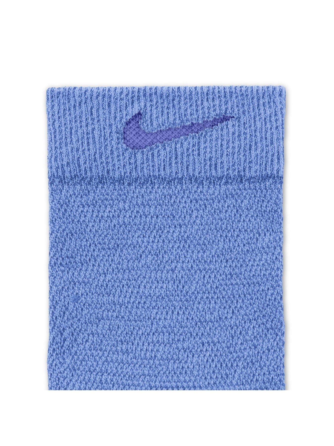Image 4 of 4 of Nike Unisex Running Lightweight Micro Crew Socks (1 Pair) - Blue