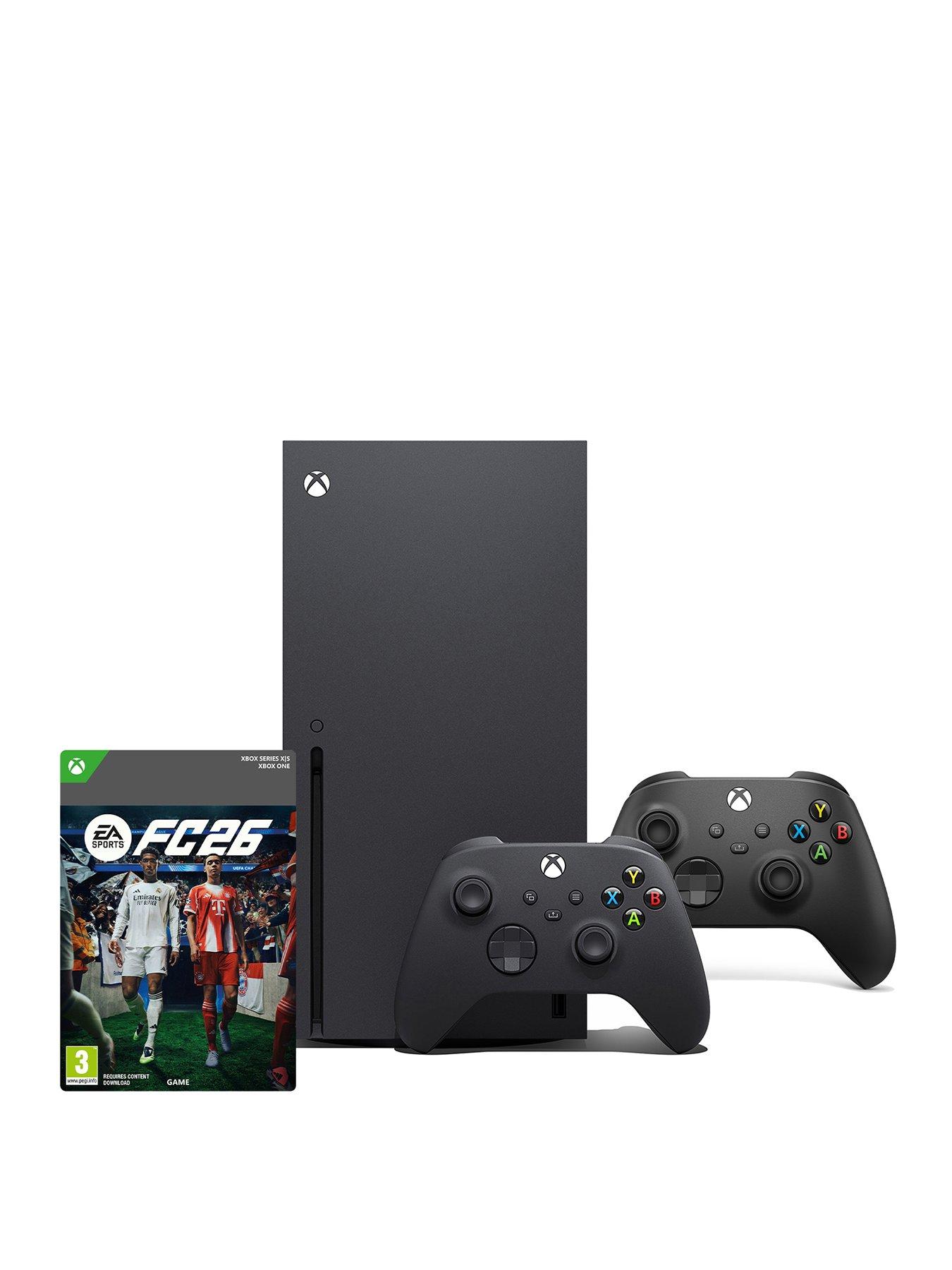 Image 1 of 8 of Xbox Series X Console &ndash; 1TB with EA SPORTS FC&trade; FC&nbsp;&amp; Wireless Controller - Black