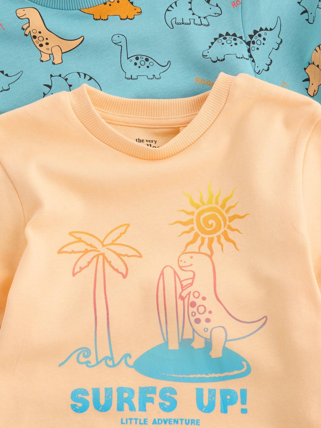  image of the-very-collection-boys-2-pack-graphic-pyjama-set