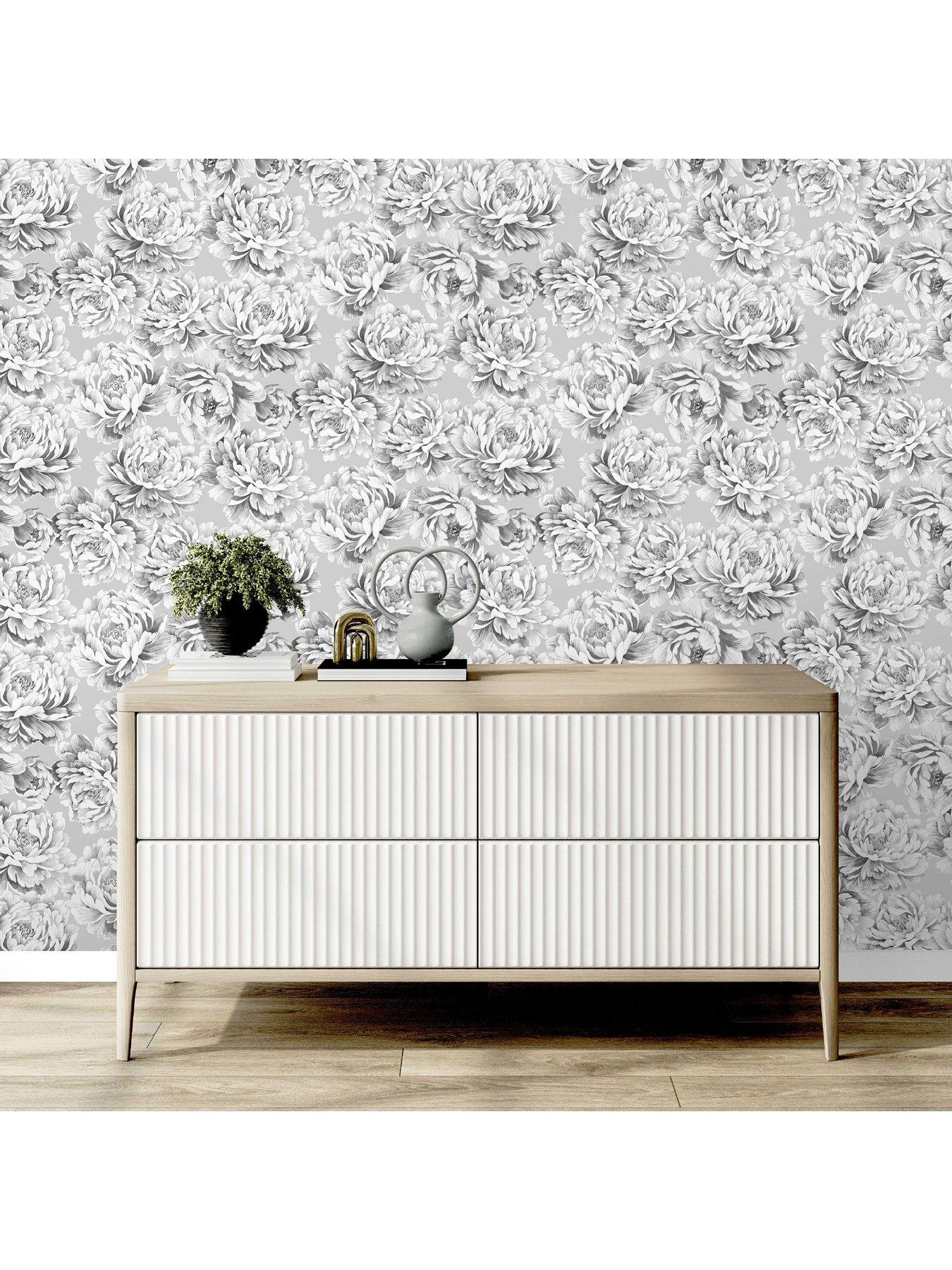  image of fine-decor-imogen-floral-mono