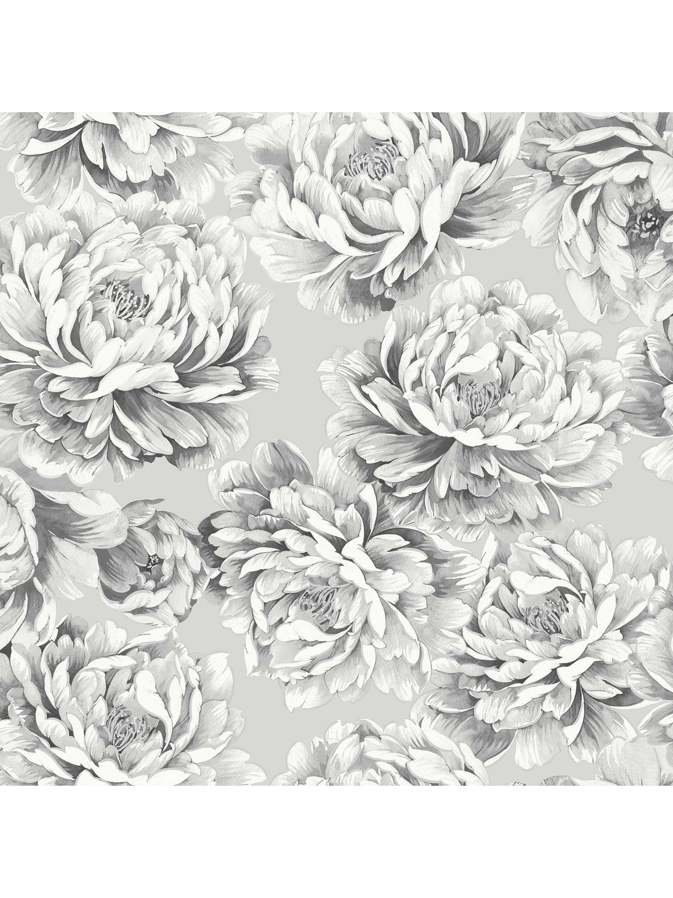  image of fine-decor-imogen-floral-mono