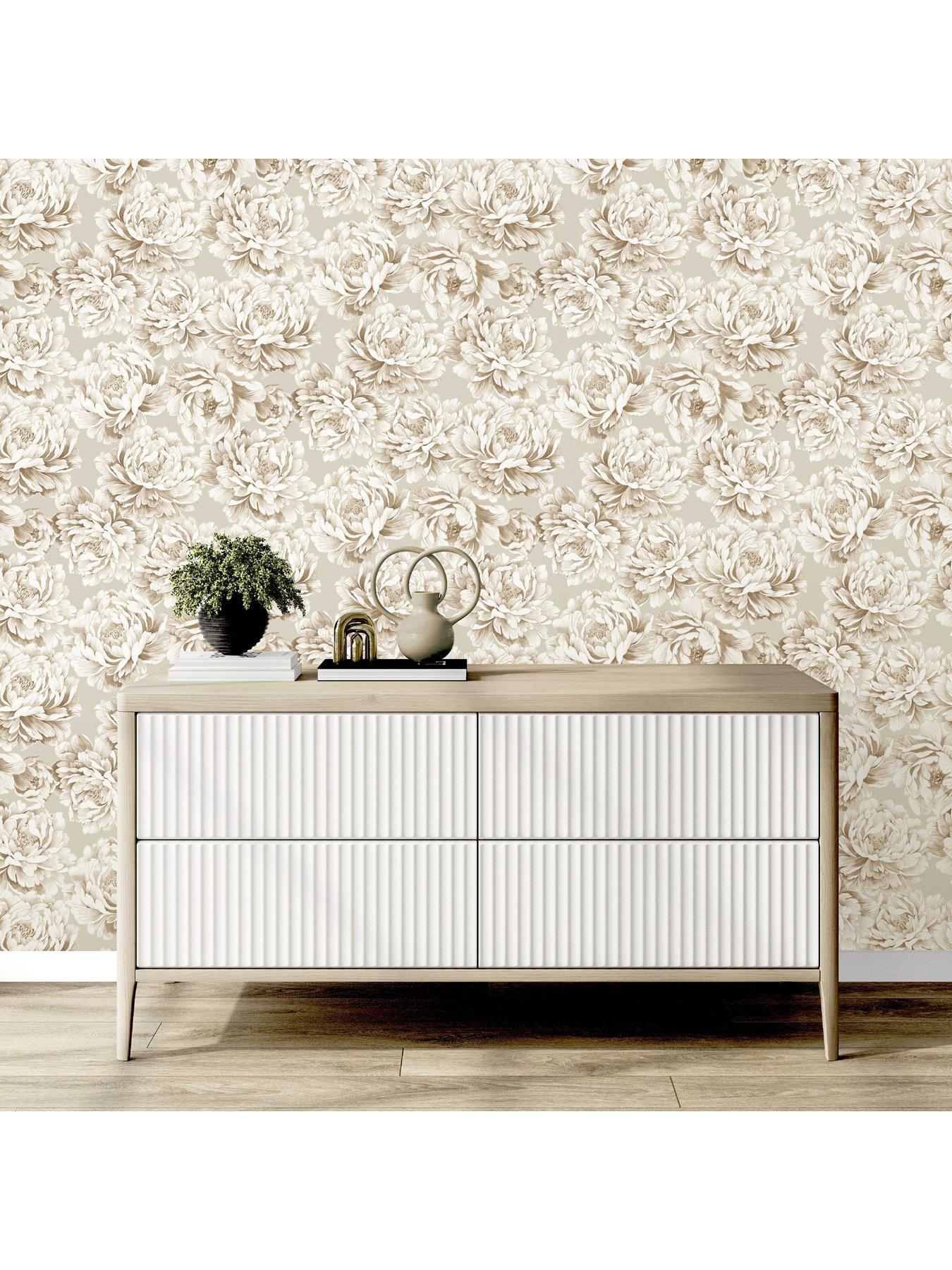  image of fine-decor-imogen-floral-natural