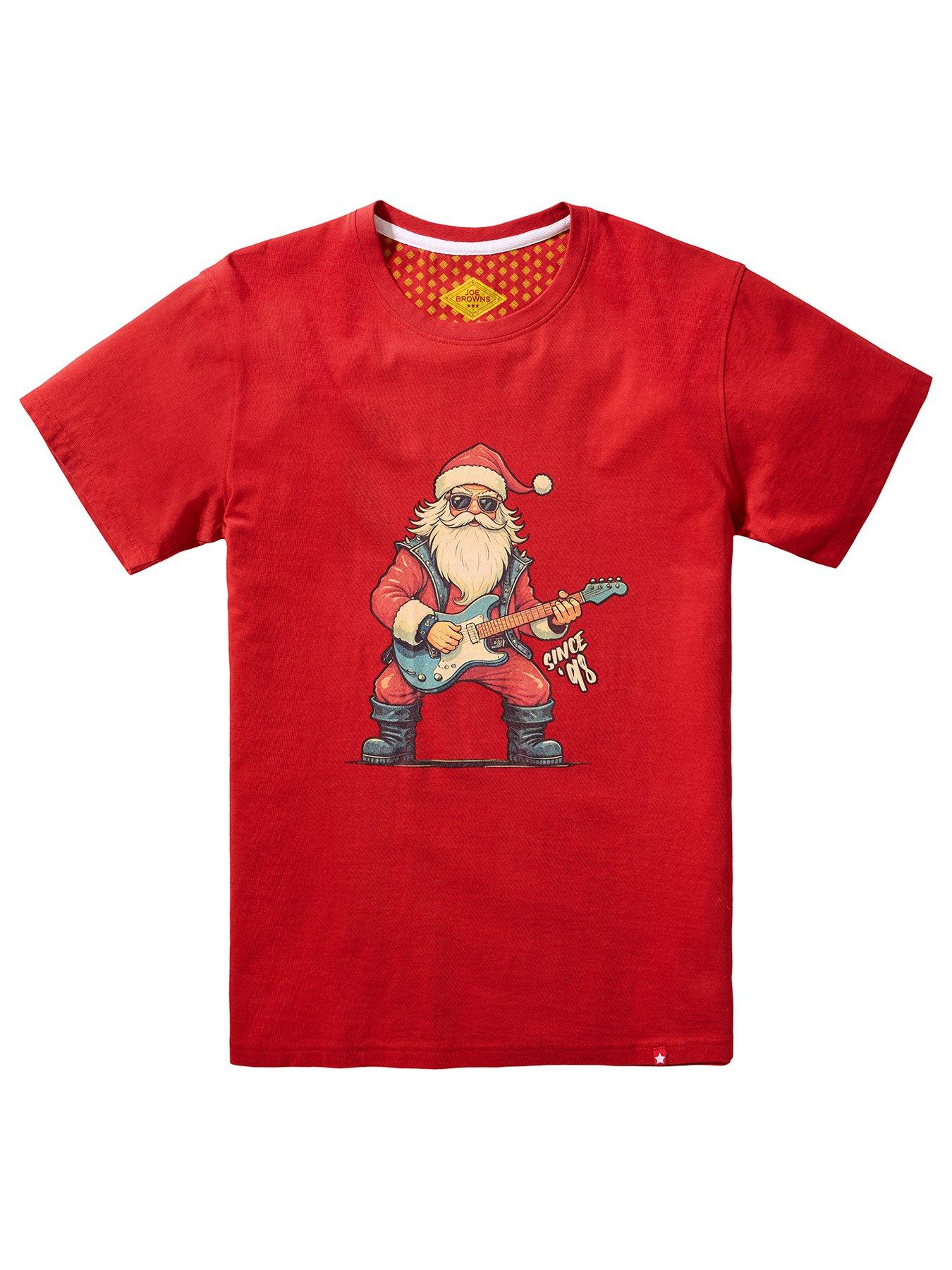  image of joe-browns-santa-rocks-t-shirt