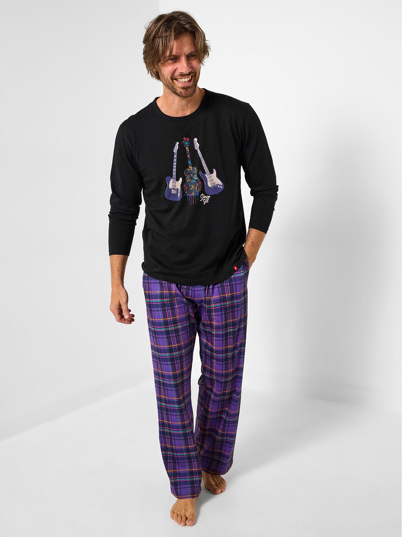 Joe Browns Turn Up The Volume Pyjama Set - Purple