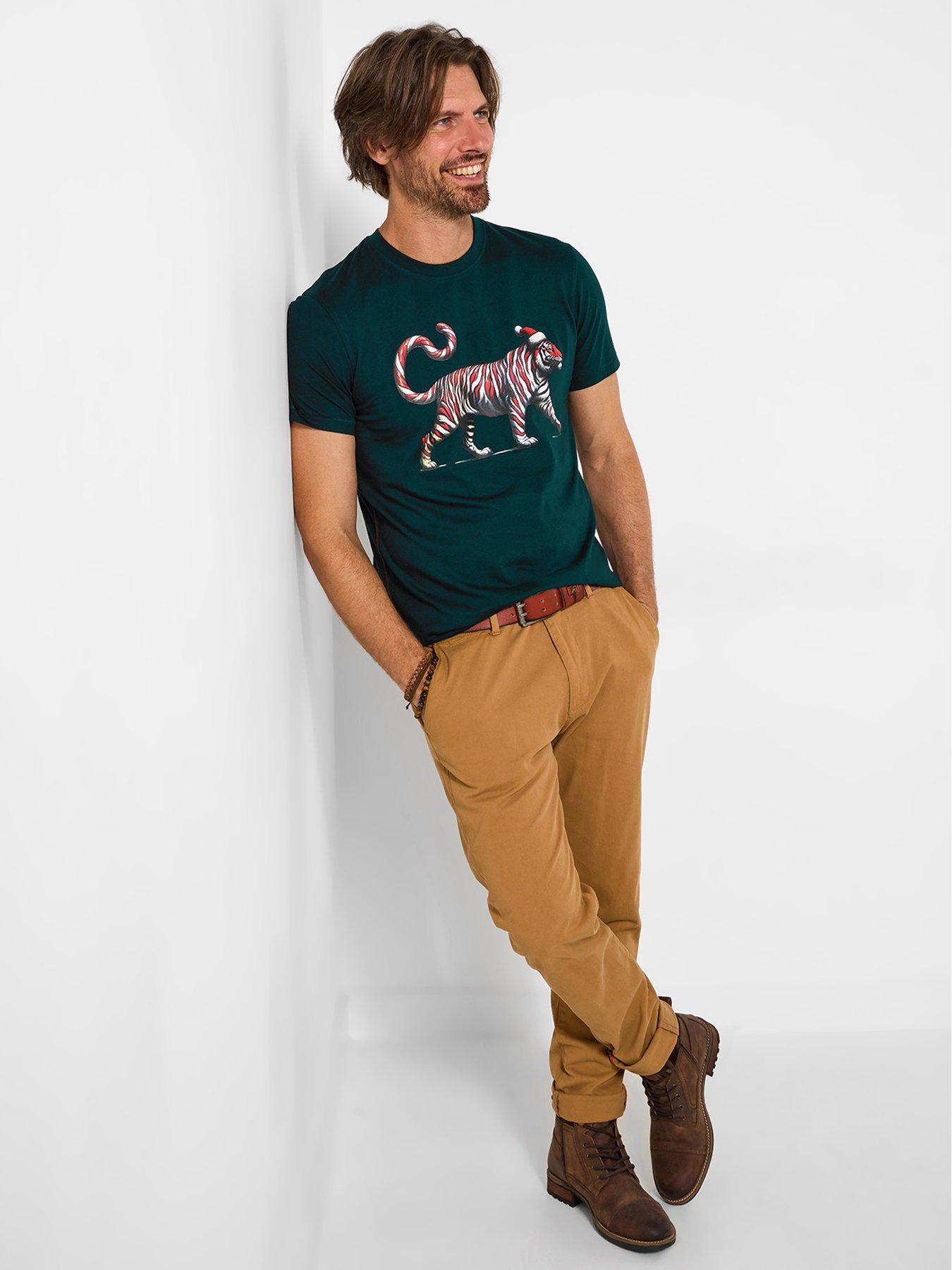 Image 2 of 5 of Joe Browns Candy Cane Tiger T-shirt