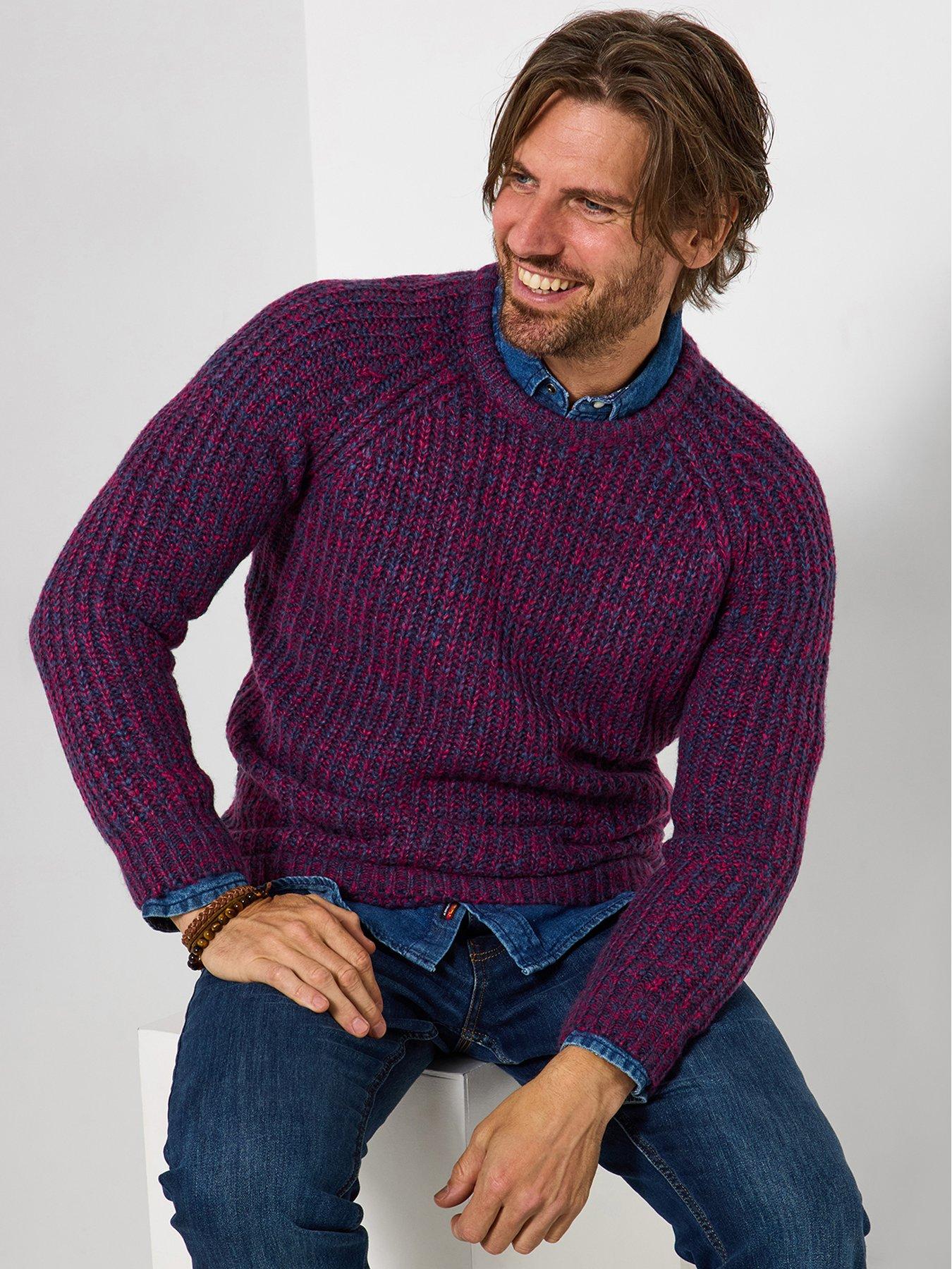 Joe Browns Reel Knitted Jumper - Purple