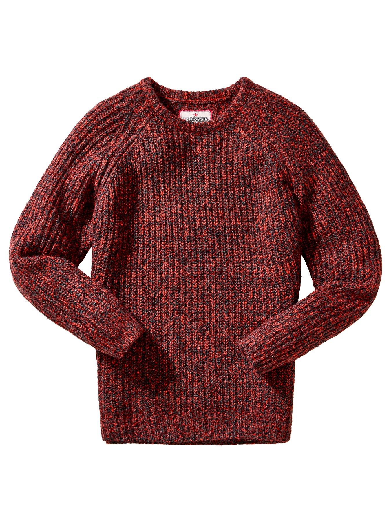  image of joe-browns-reel-knitted-jumper-orange