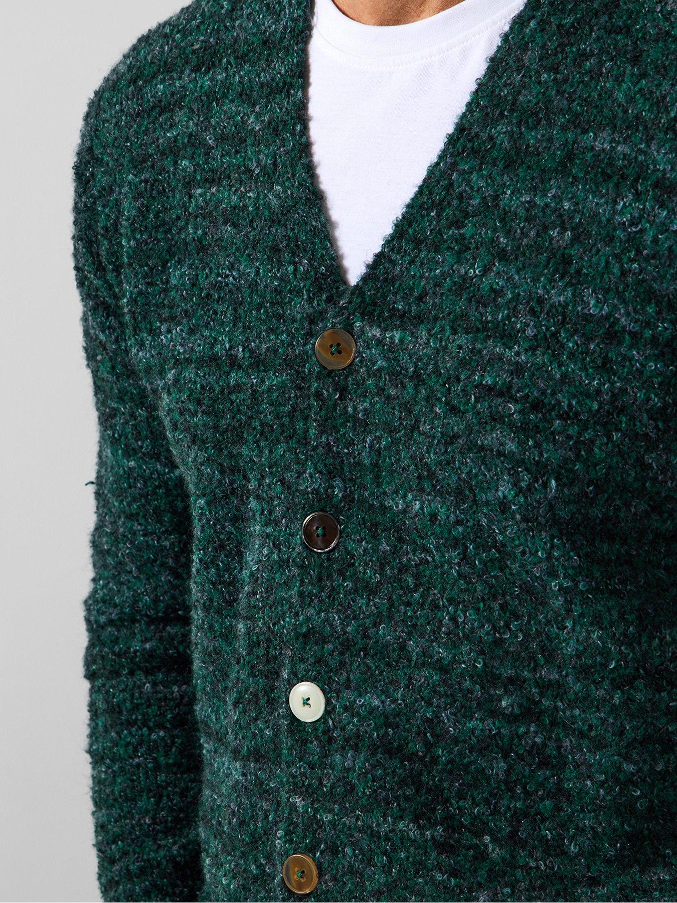 Image 4 of 6 of Joe Browns Supersoft V Neck Knitted Cardigan - Green