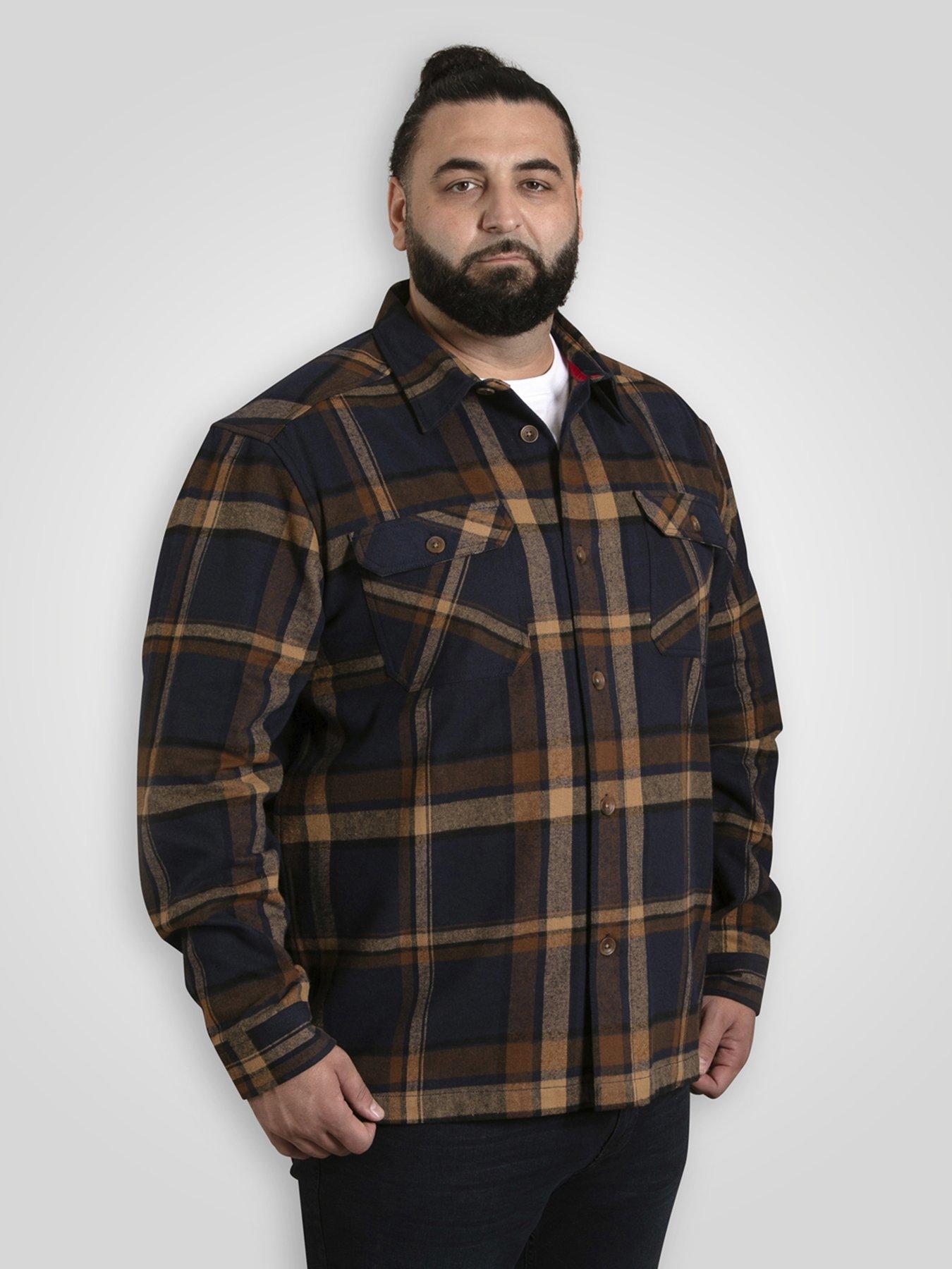 D555 Long Sleeve Heavy Shacket Overshirt - Navy