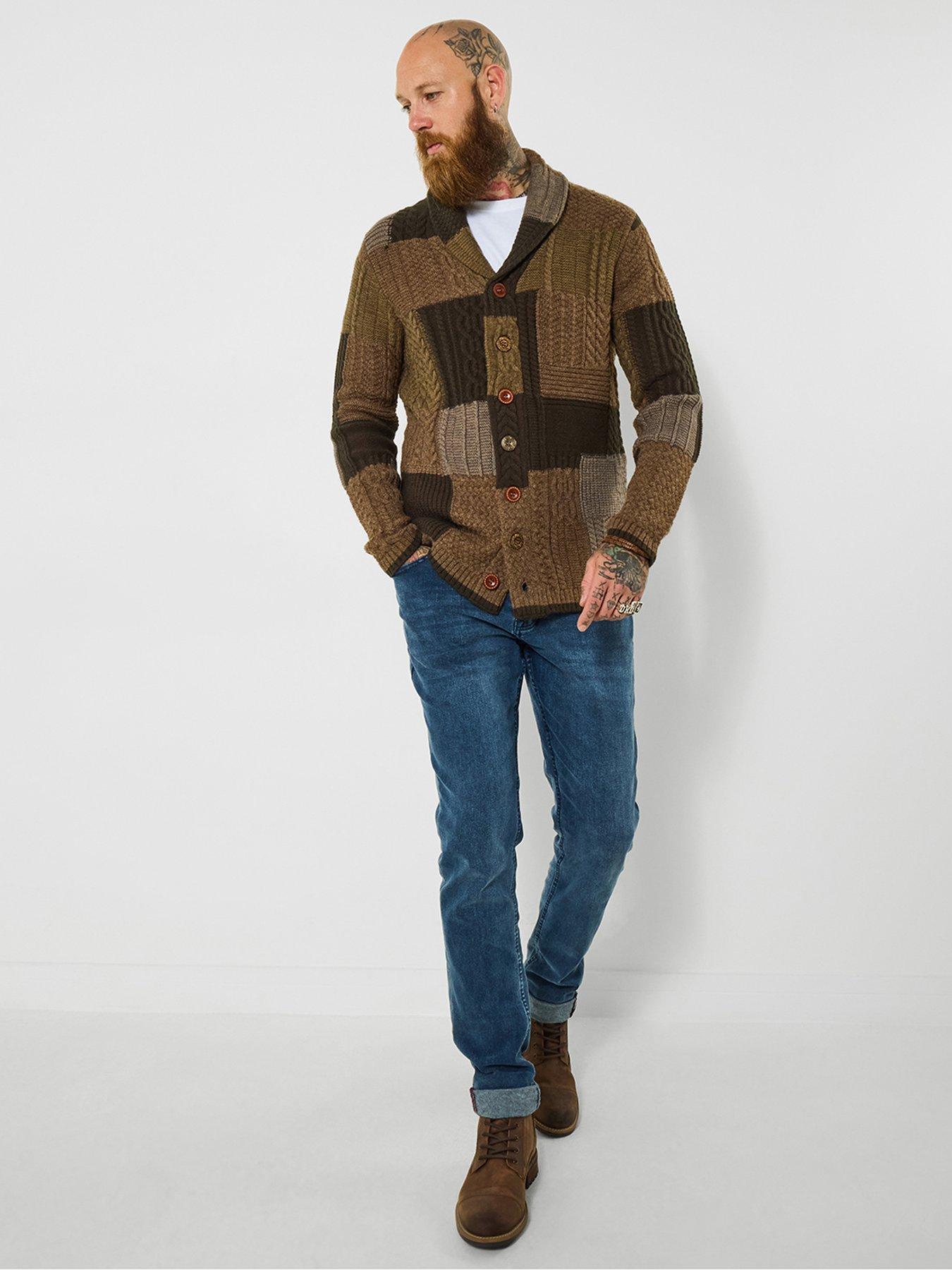 Image 3 of 5 of Joe Browns Perfect Patchwork Knitted Cardigan - Multi