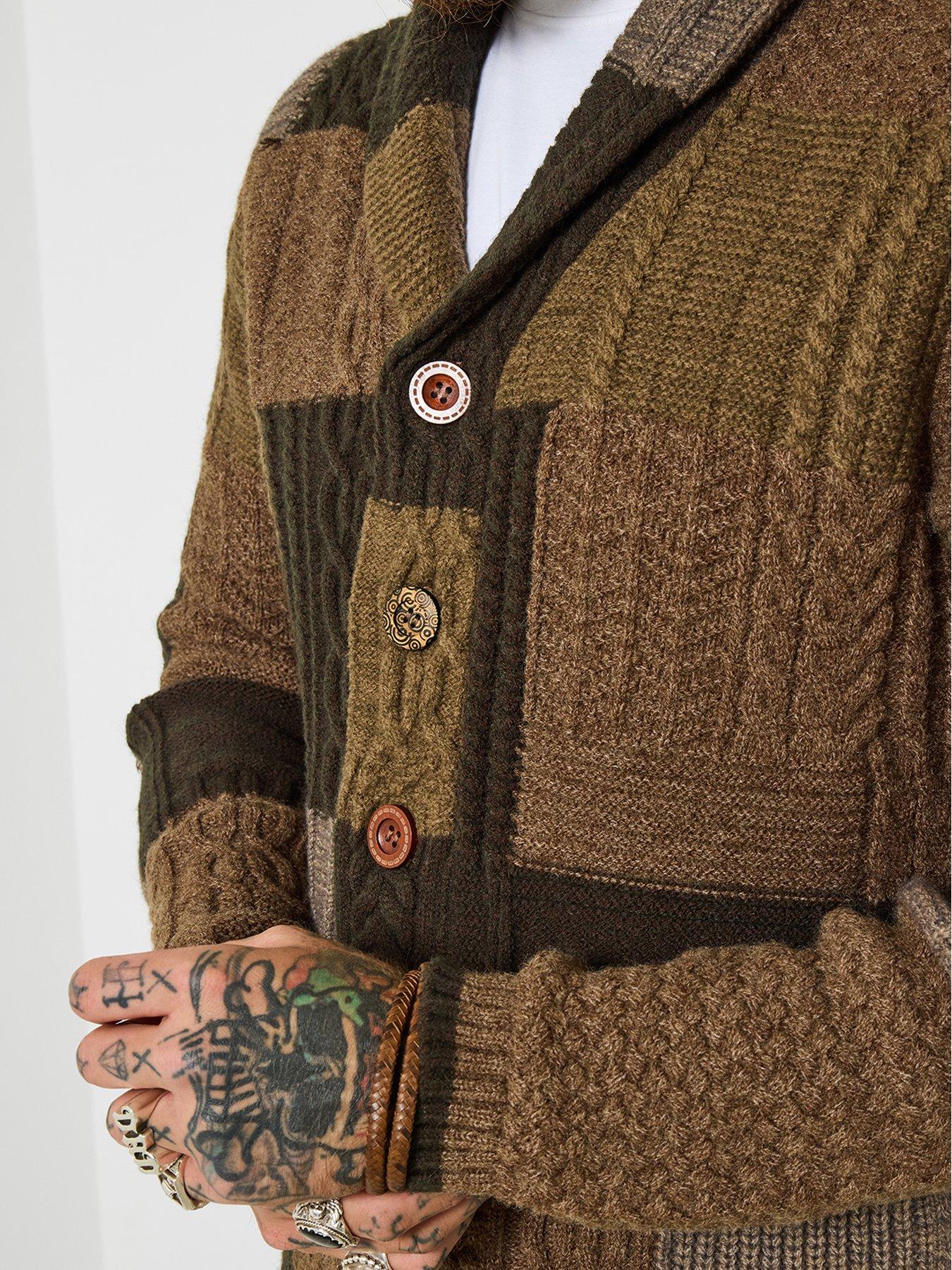 Image 4 of 5 of Joe Browns Perfect Patchwork Knitted Cardigan - Multi