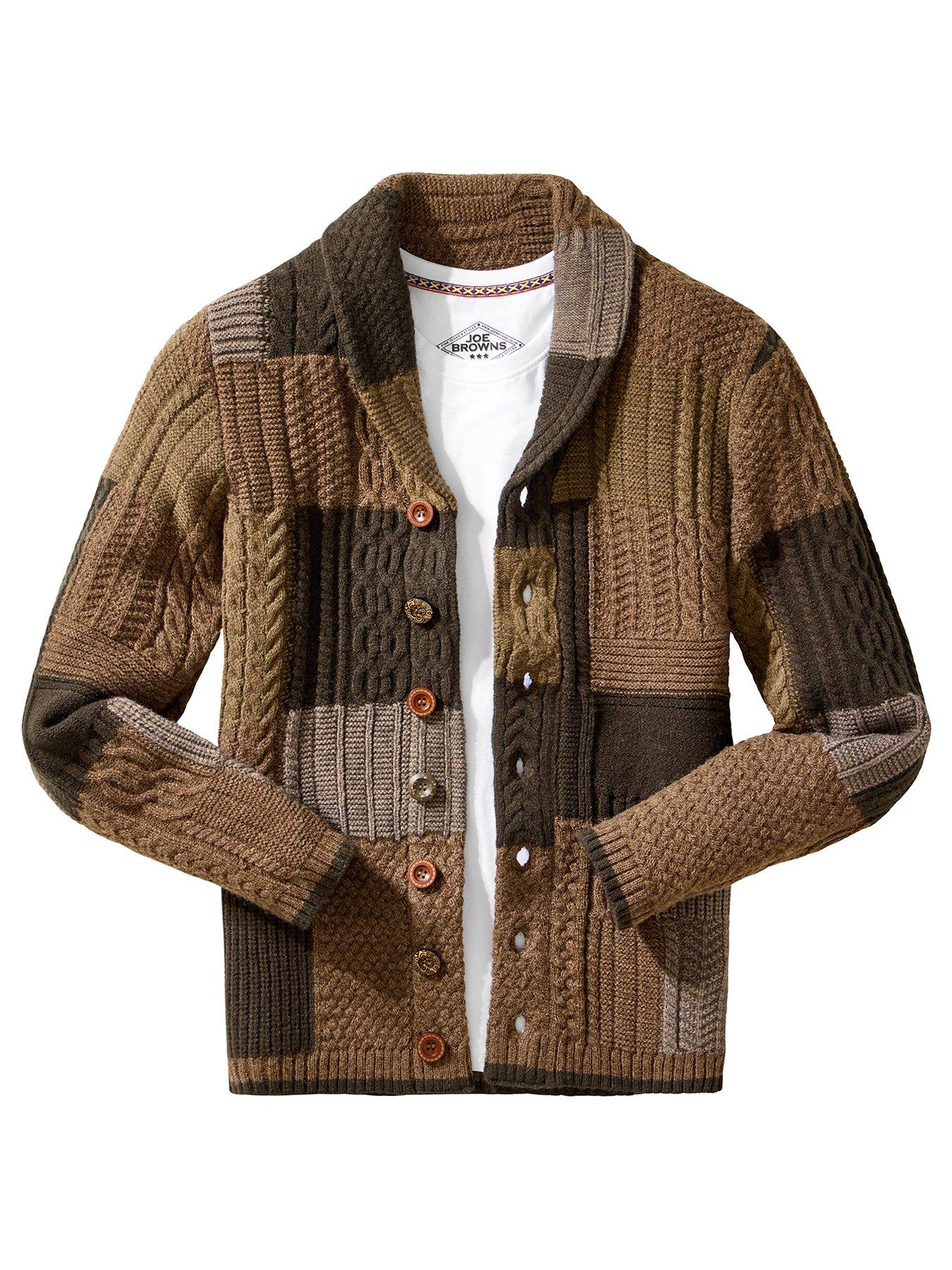 Image 5 of 5 of Joe Browns Perfect Patchwork Knitted Cardigan - Multi