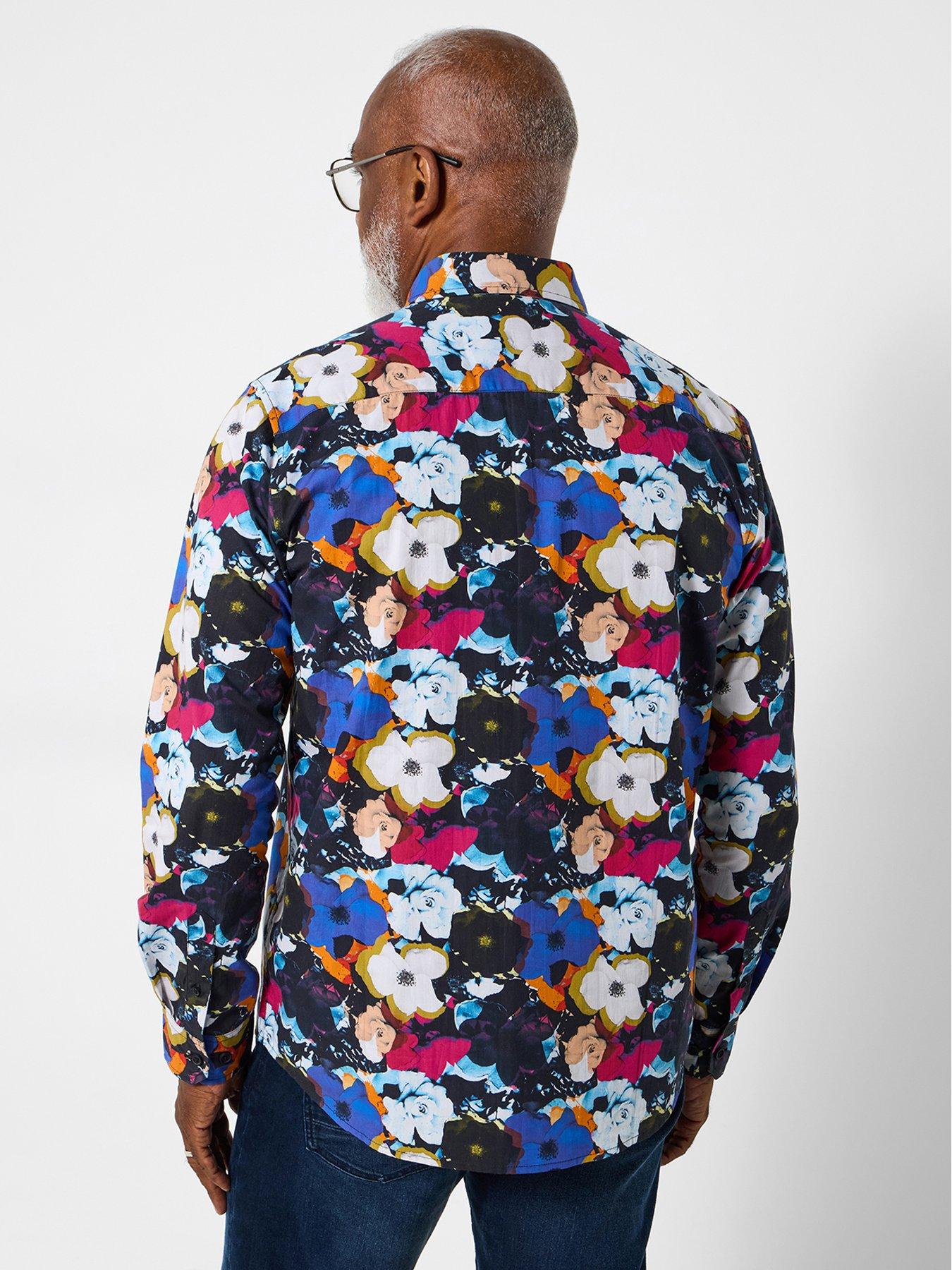  image of joe-browns-picture-perfect-long-sleeve-floral-shirt
