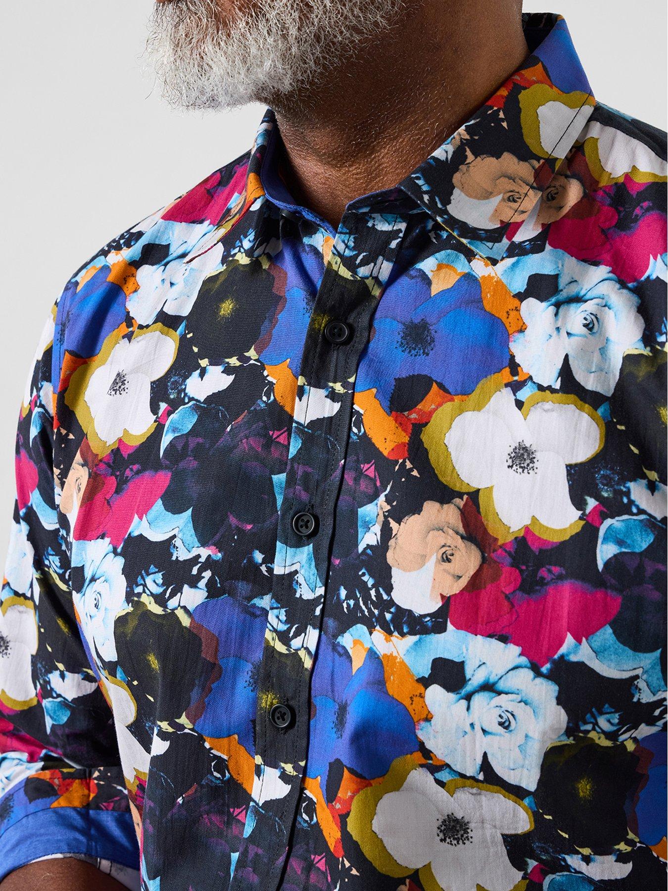  image of joe-browns-picture-perfect-long-sleeve-floral-shirt