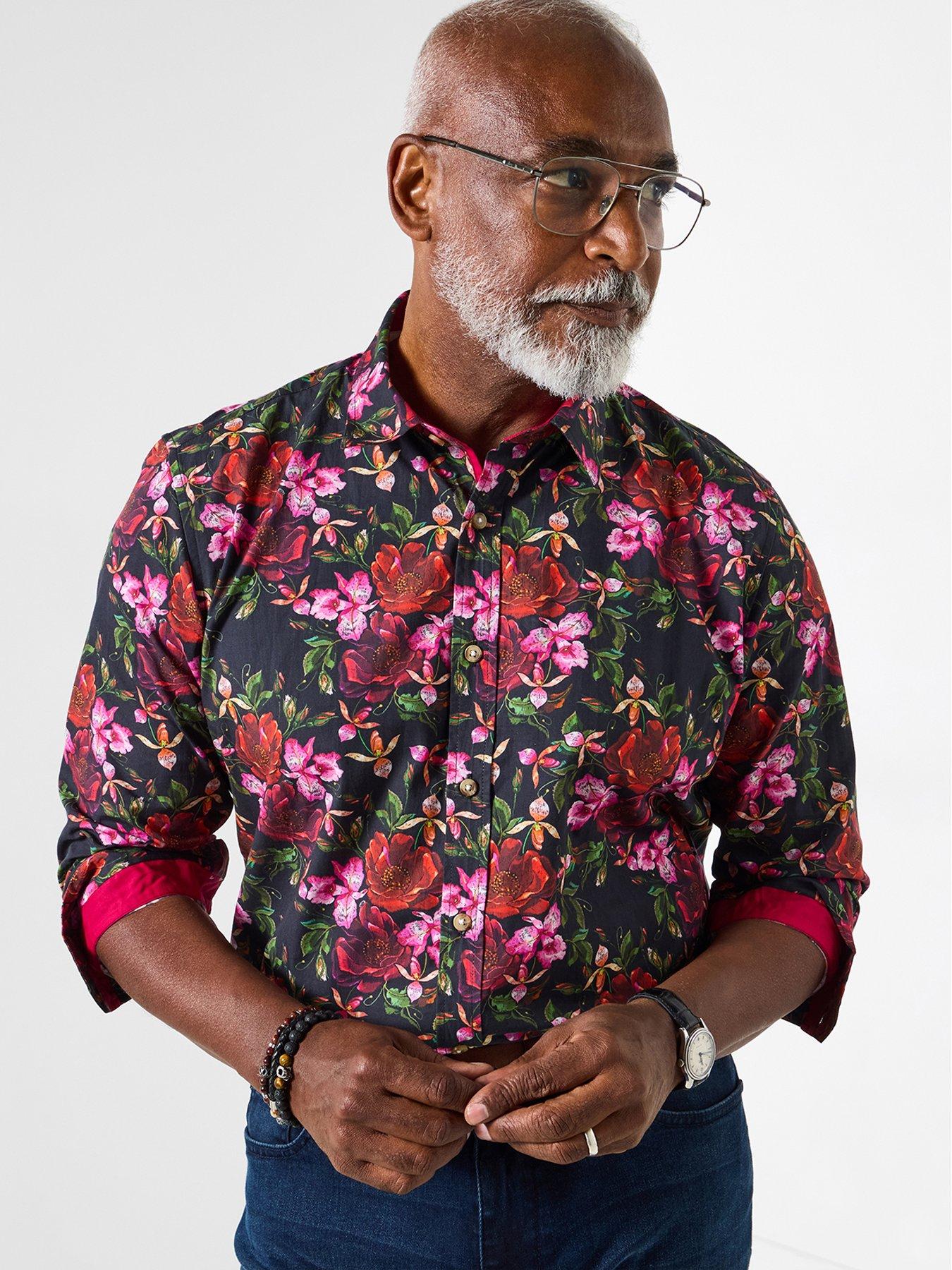  image of joe-browns-remarkable-floral-long-sleeve-shirt