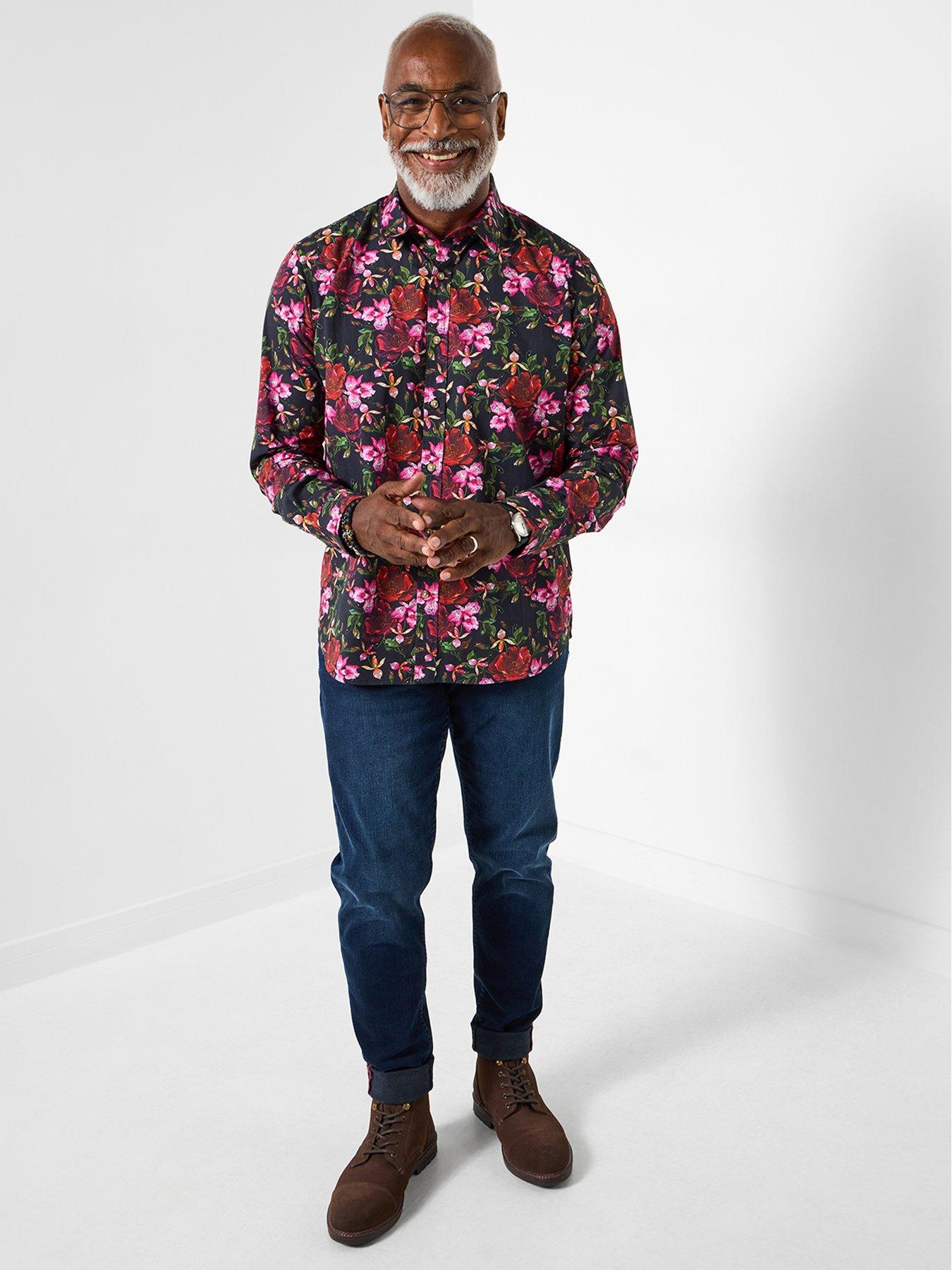  image of joe-browns-remarkable-floral-long-sleeve-shirt