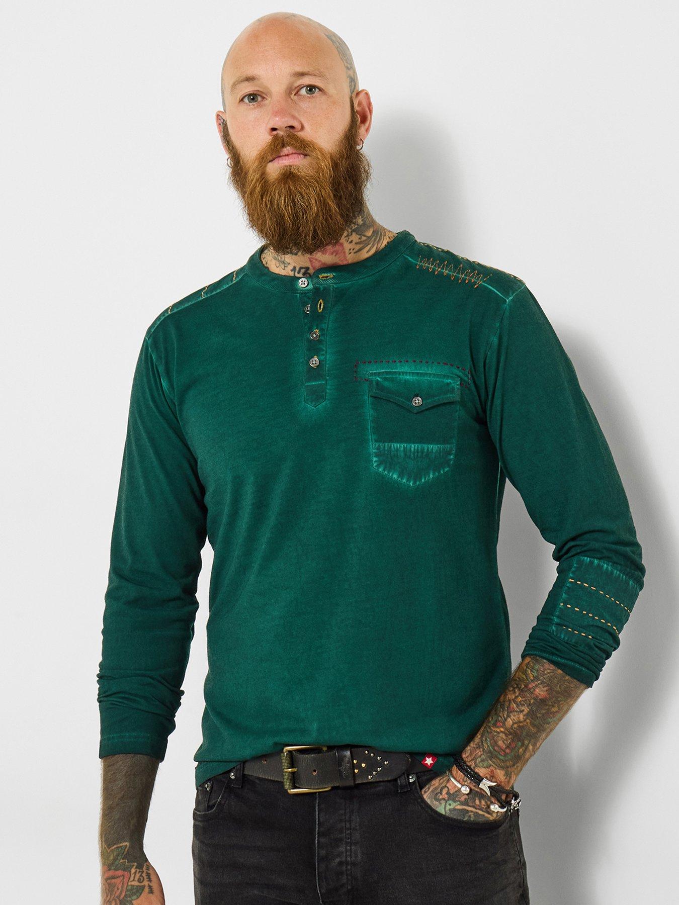 Joe Browns Devils In The Detail Henley Long Sleeve T-shirt
