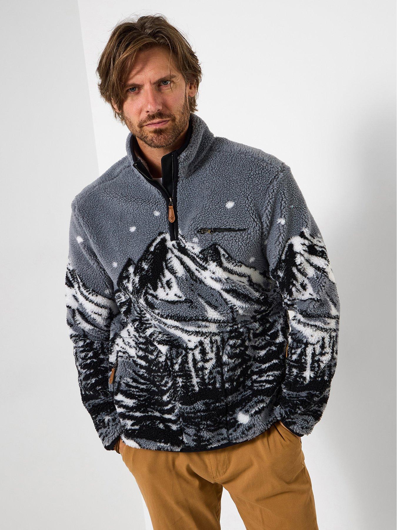 Joe Browns Climbing High Borg Fleece 1/4 Zip Sweat - Multi