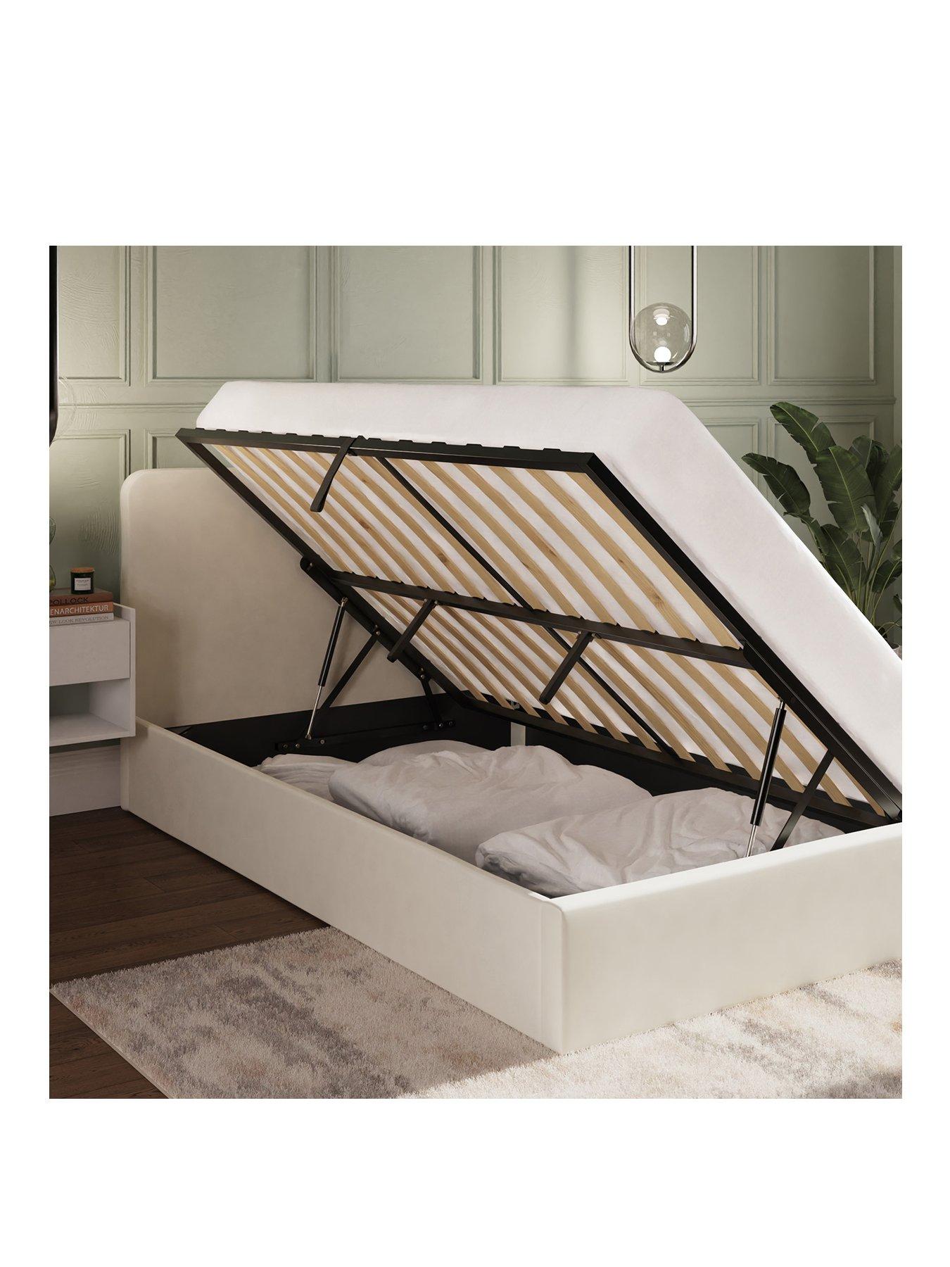 stillFront image of gfw-chiswick-side-lift-up-ottomannbspbed-with-mattress-options-buy-amp-save