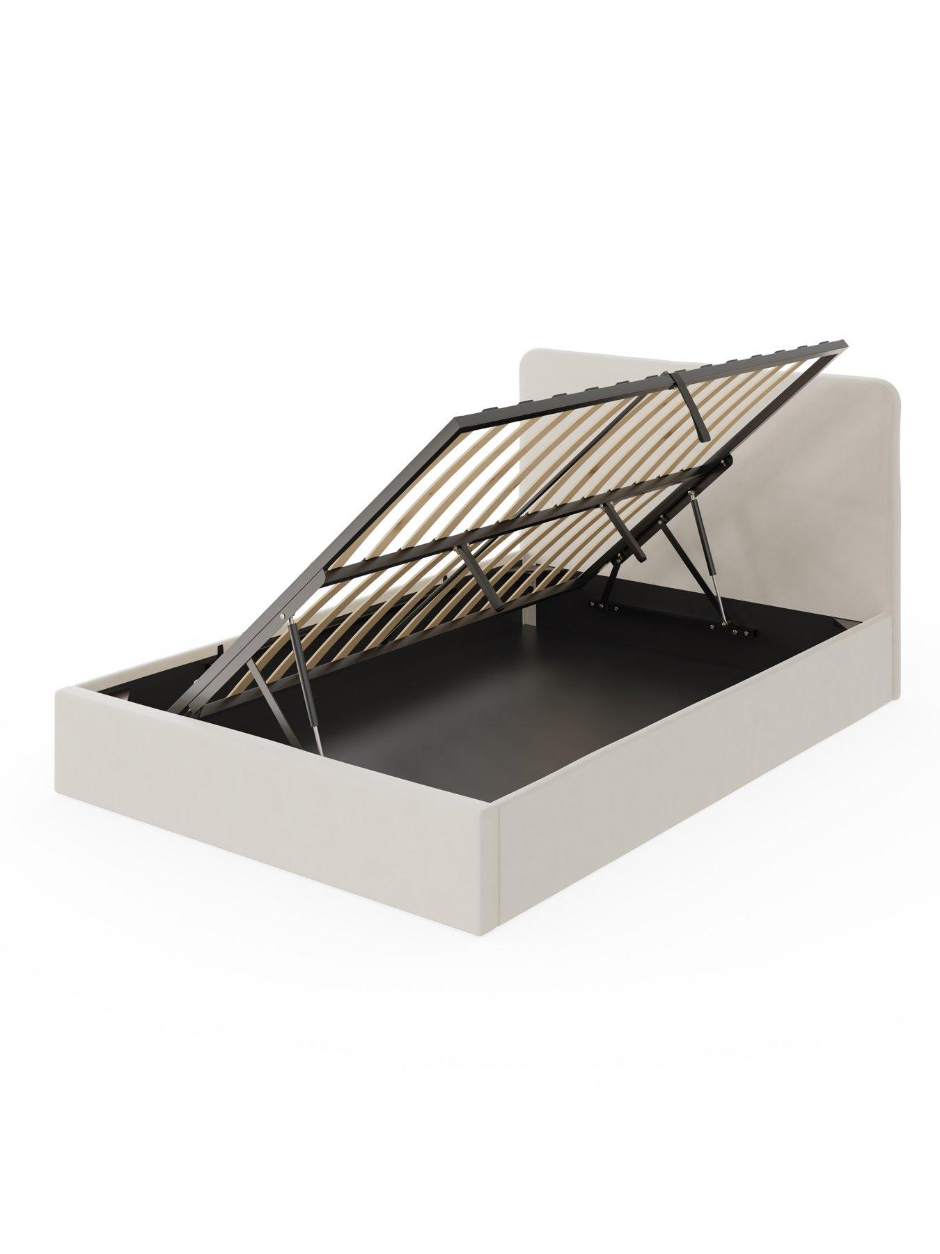  image of gfw-chiswick-side-lift-up-ottomannbspbed-with-mattress-options-buy-amp-save