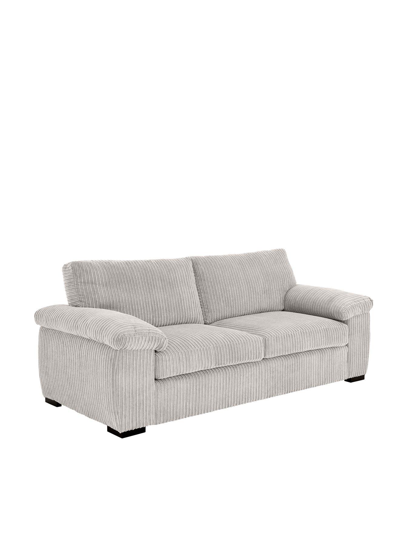 Image 3 of 7 of The Very Collection Amalfi Standard Back 3 Seater Sofa and Armchair Set (Buy &amp; SAVE!) - Silver&nbsp;- FSC&reg; Certified