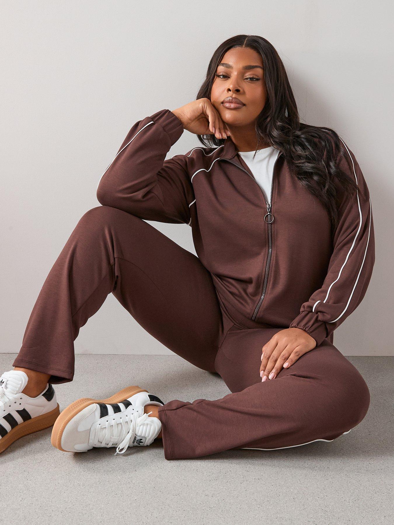 Image 4 of 7 of The Very Collection Curve Piping Detail Straight Leg Jogger