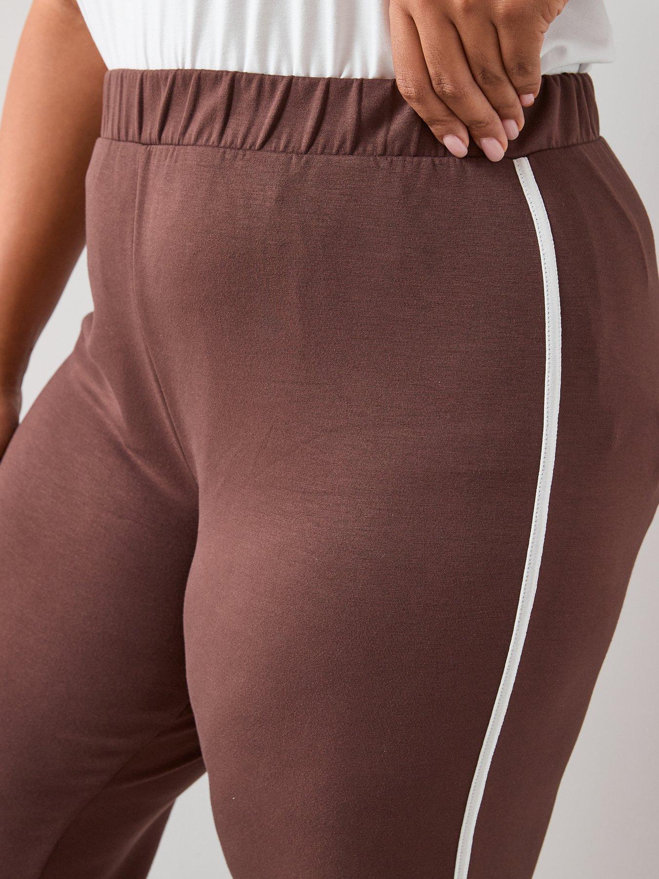 Image 6 of 7 of The Very Collection Curve Piping Detail Straight Leg Jogger