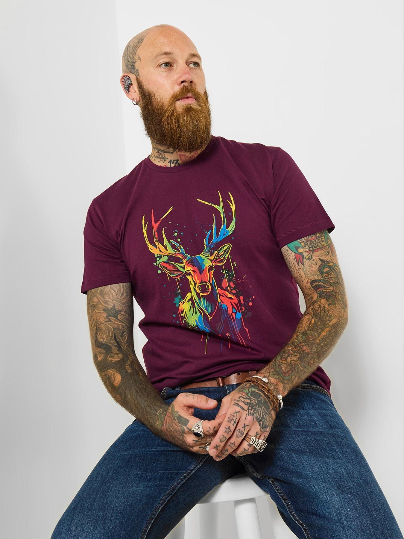  image of joe-browns-sensational-stag-t-shirt