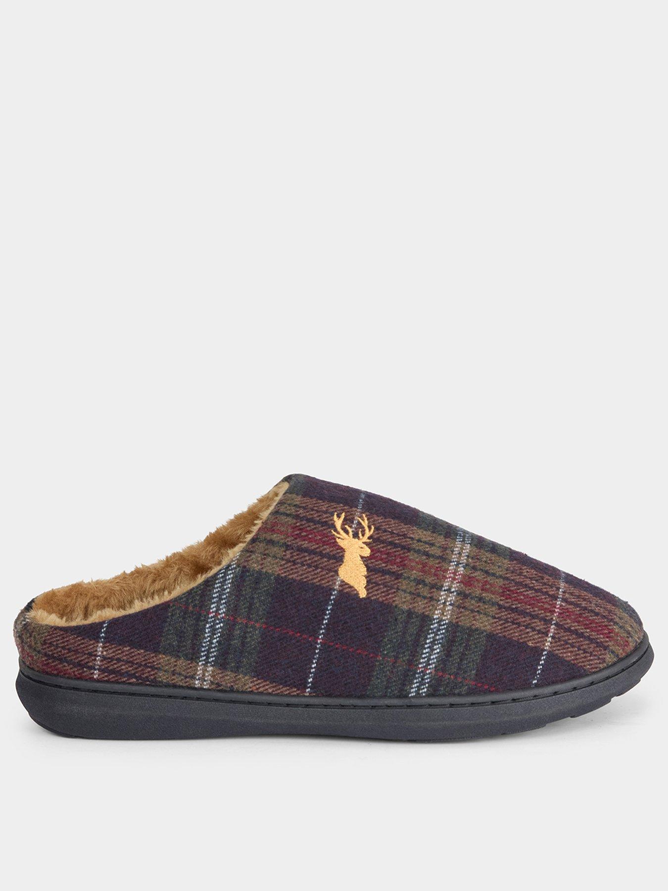 Joe Browns Joe Browns Mens Tartan Slippers