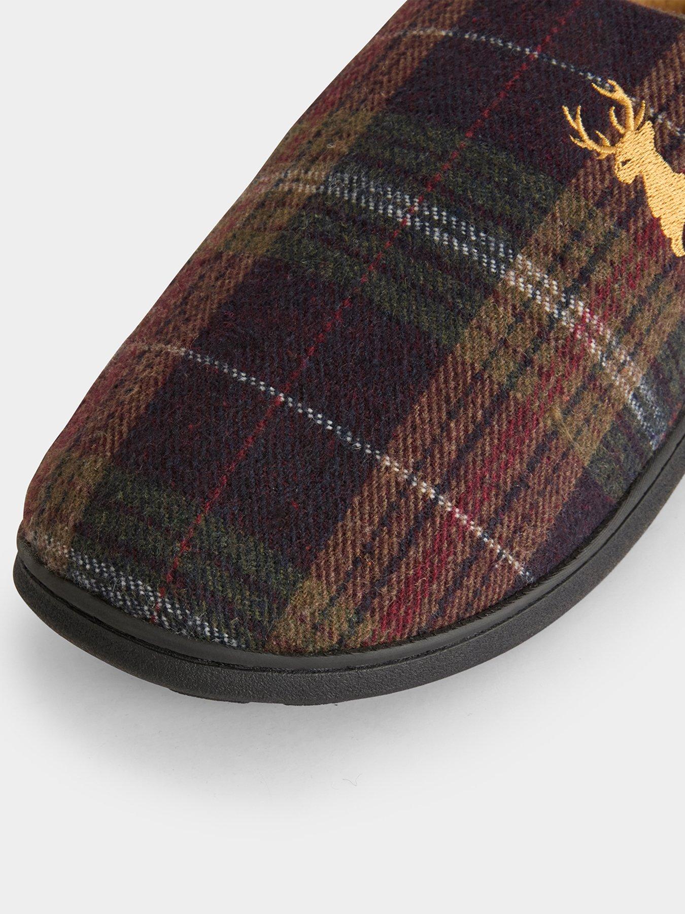  image of joe-browns-mens-tartan-slippers