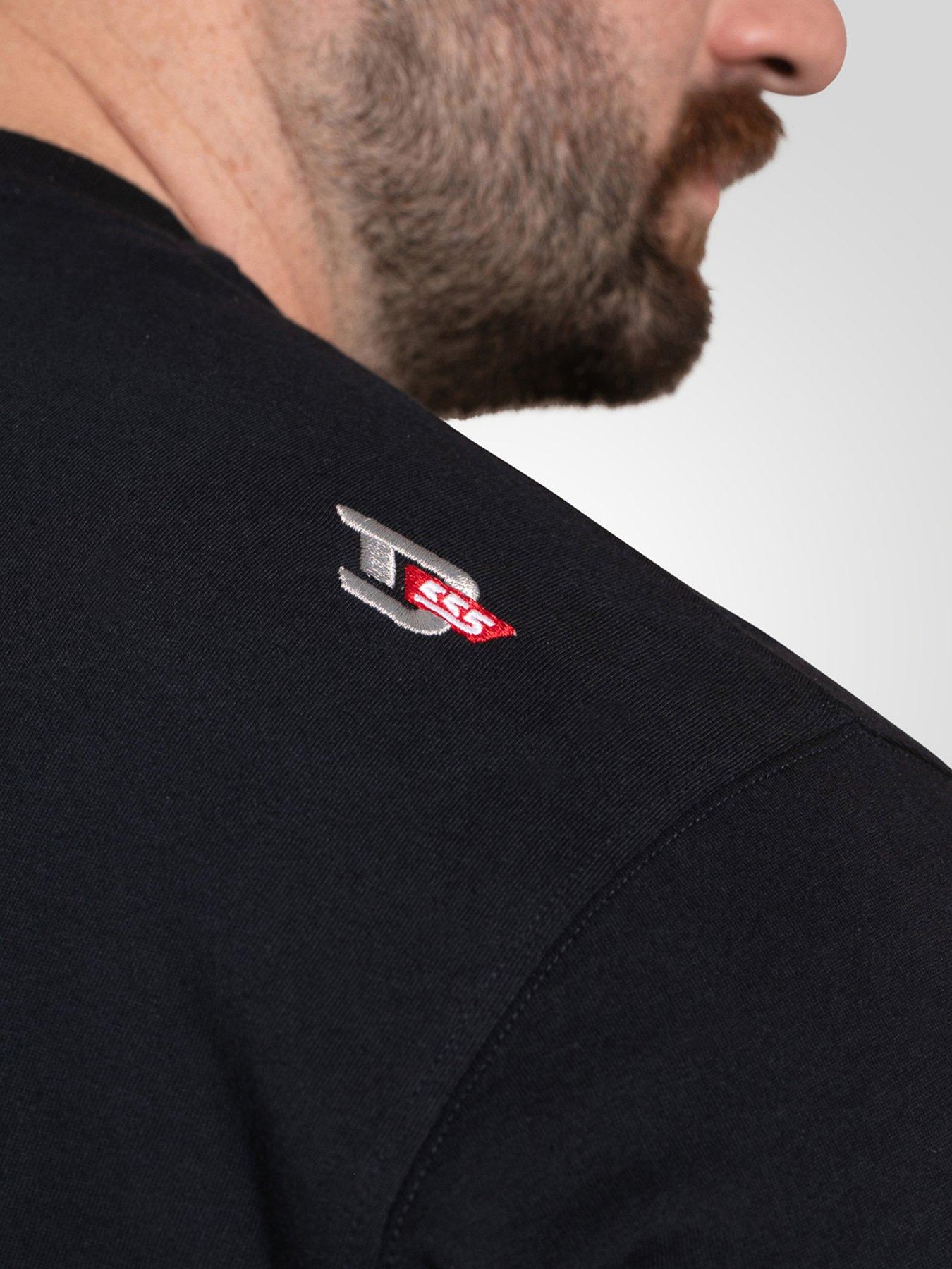  image of d555-rhythm-and-rides-motorbike-printed-crew-neck-t-shirt-navy