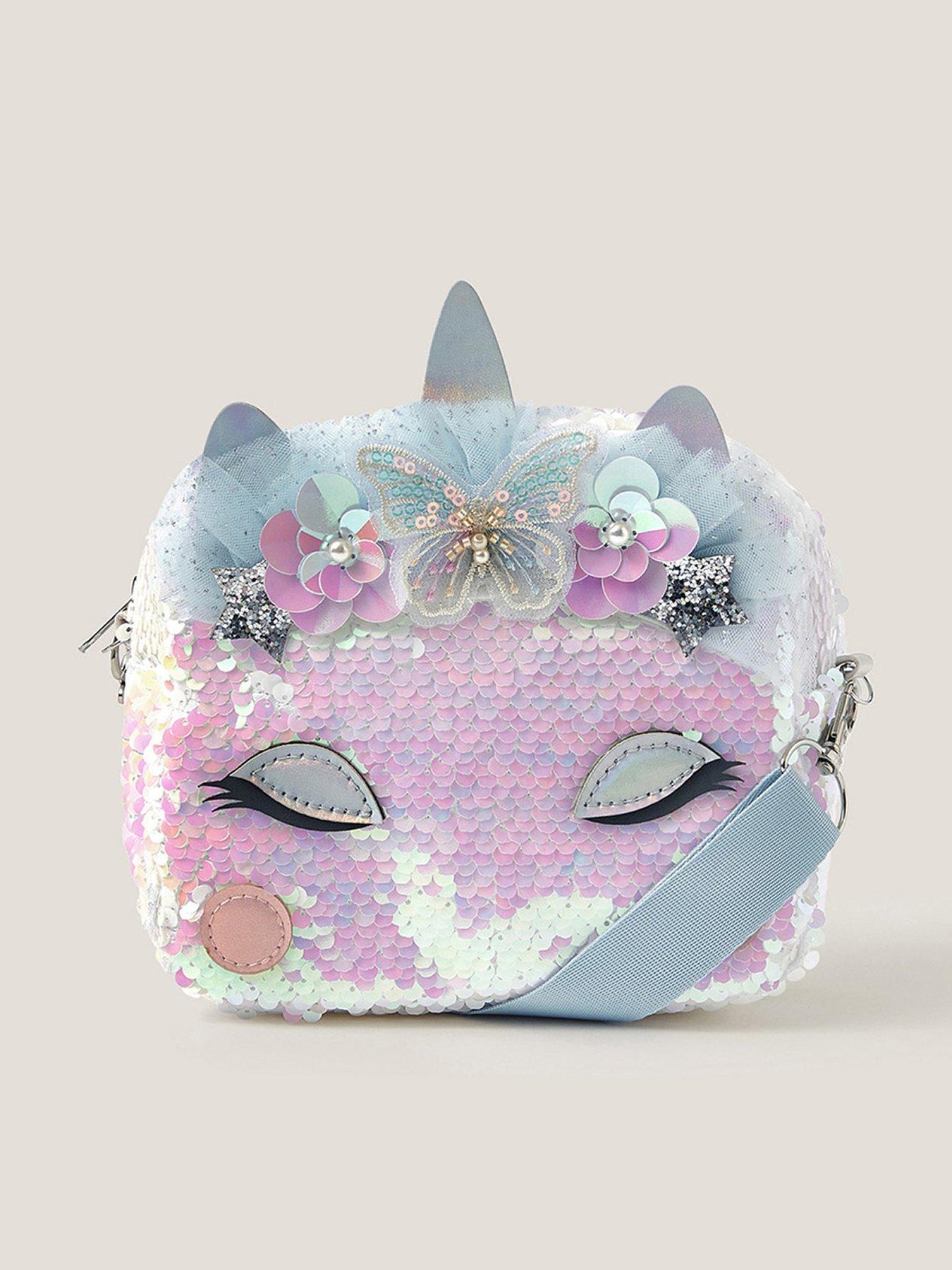 Monsoon Girls Frost Unicorn Camera Bag - Blue