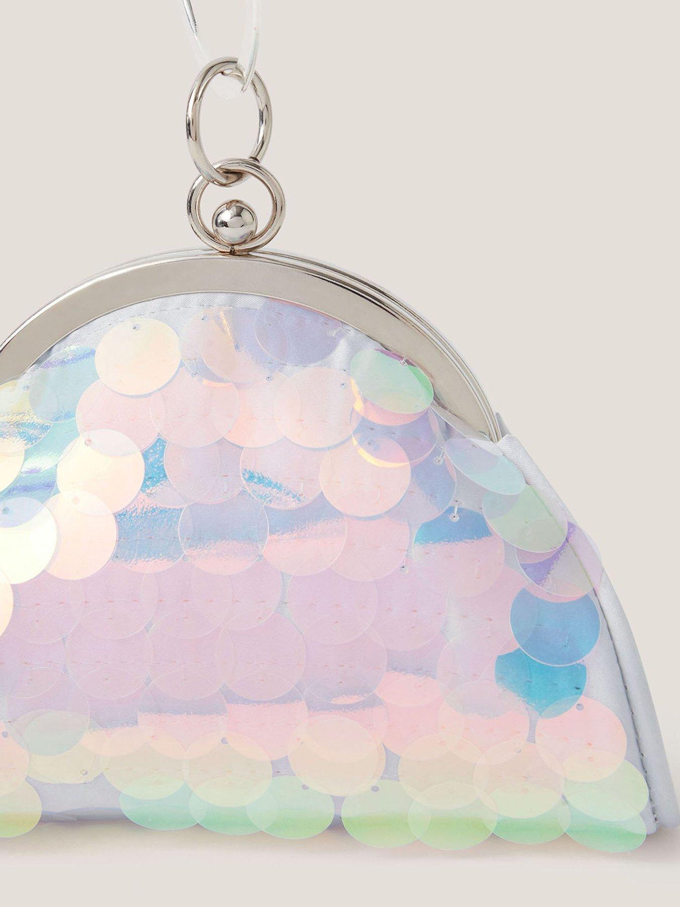 Image 4 of 4 of Monsoon Girls Frosted Sequin Bangle Bag - Blue