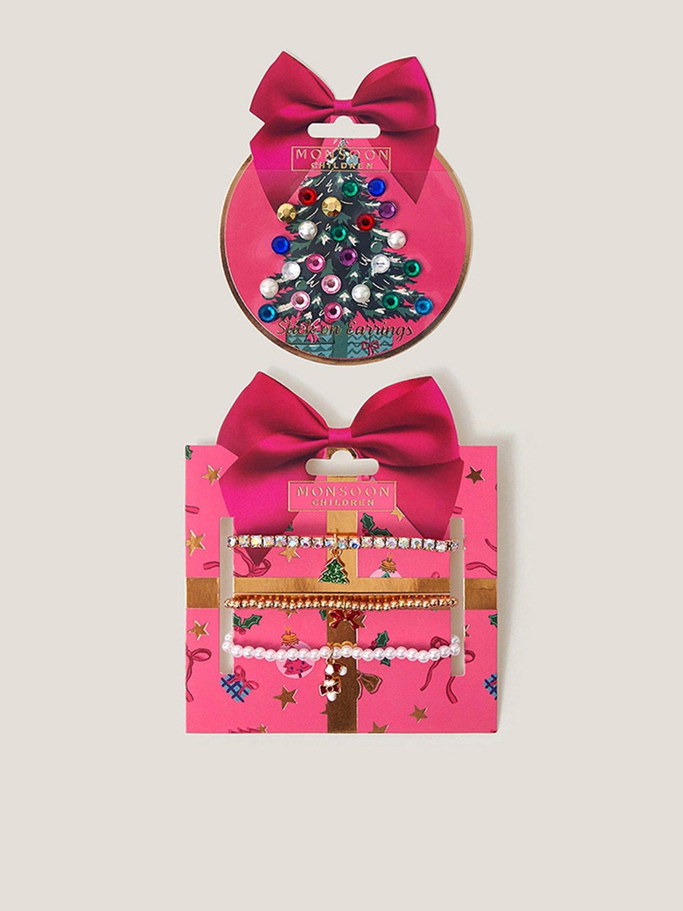 Monsoon Girls Fun Christmas Jewellery Gift Set - Multi