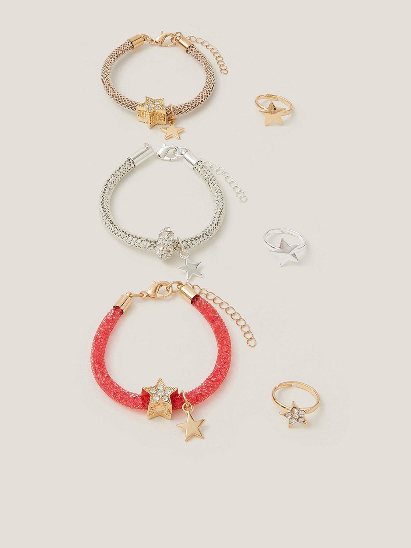 Monsoon Girls Festive Encased Bracelet Set - Gold