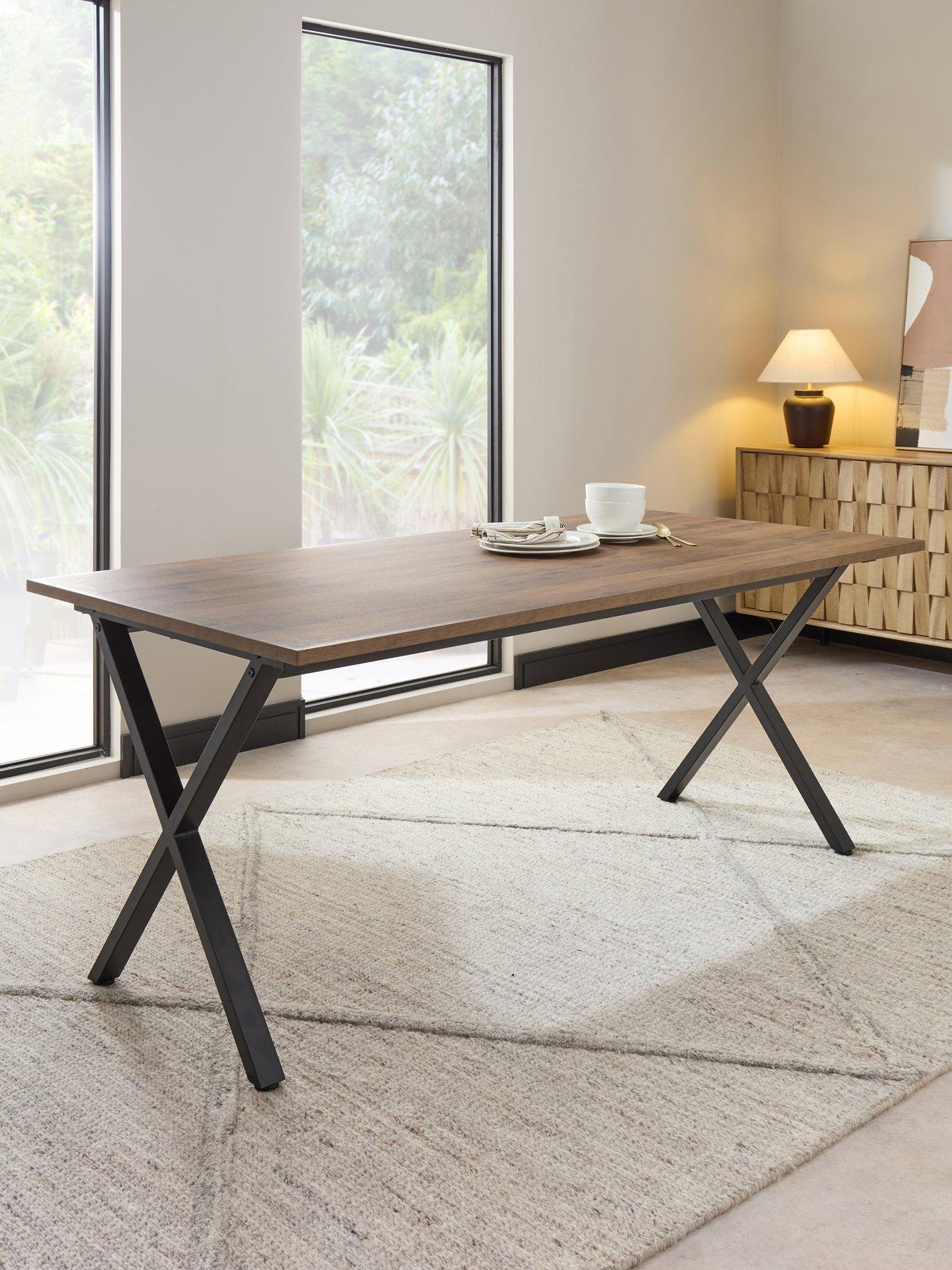 The Very Collection Harlem 180cm Mid Oak Dining Table