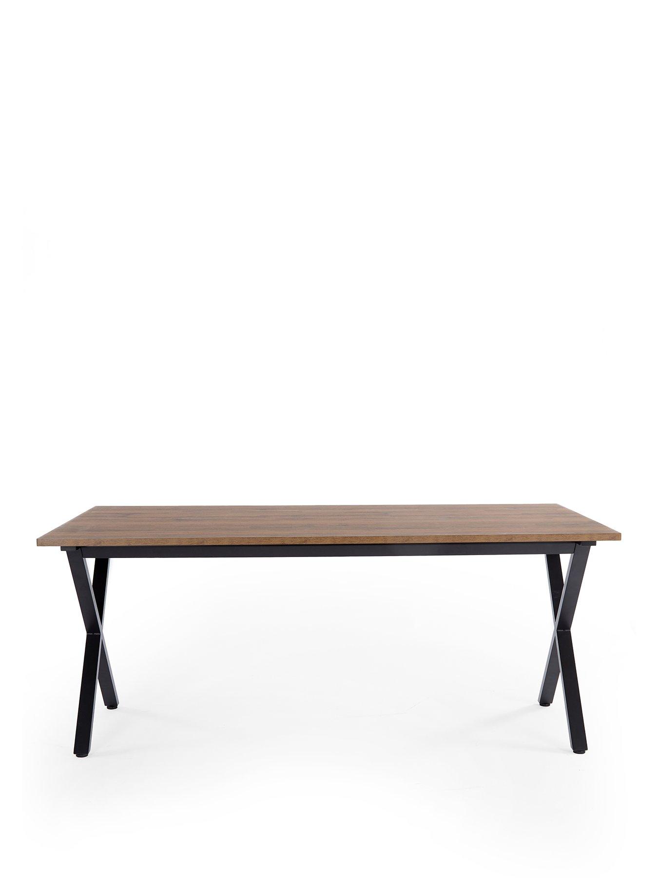 Image 2 of 6 of The Very Collection Harlem 180cm Mid Oak Dining Table