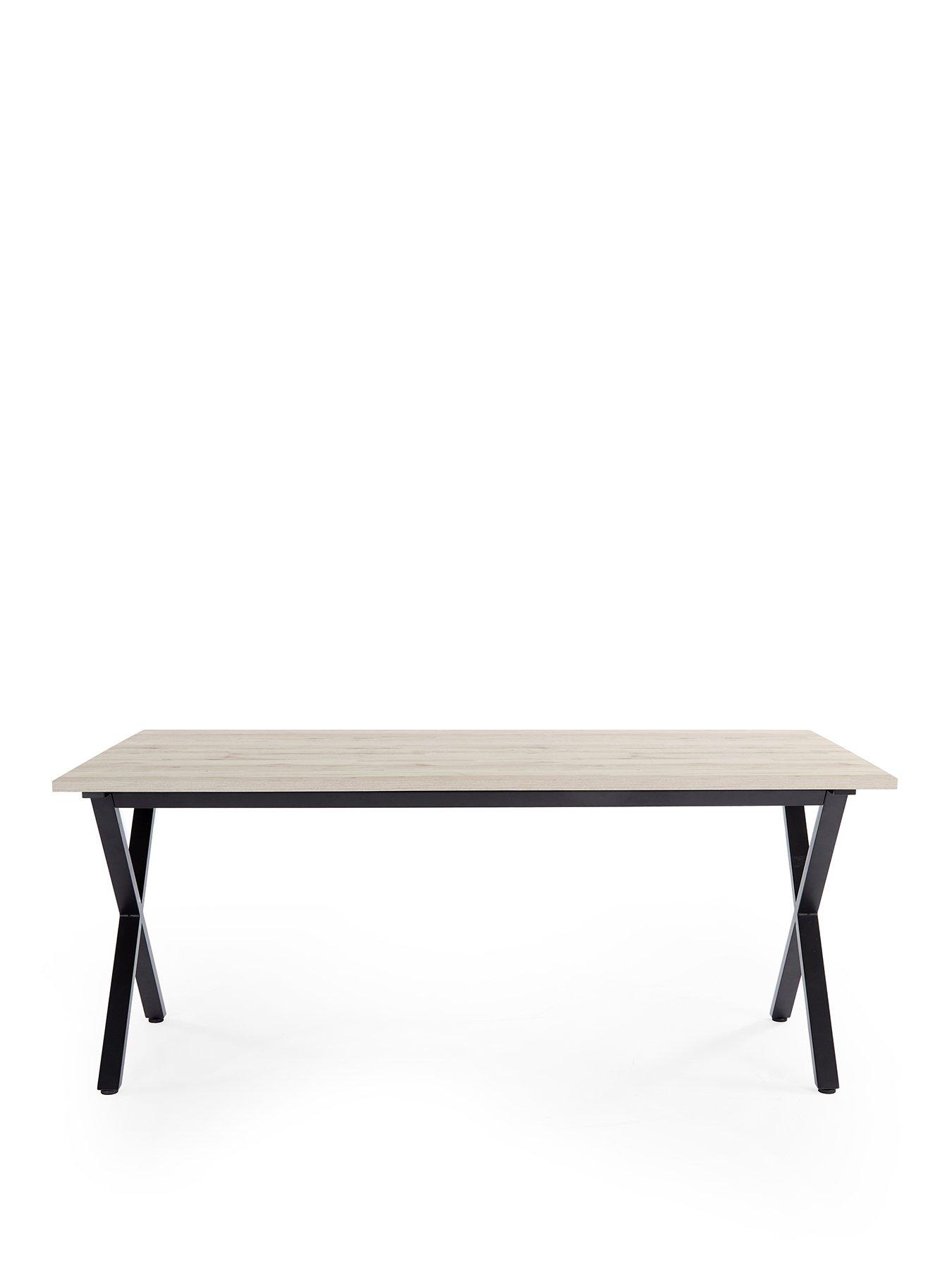 Image 2 of 6 of The Very Collection Harlem 180cm Mid Oak Dining Table