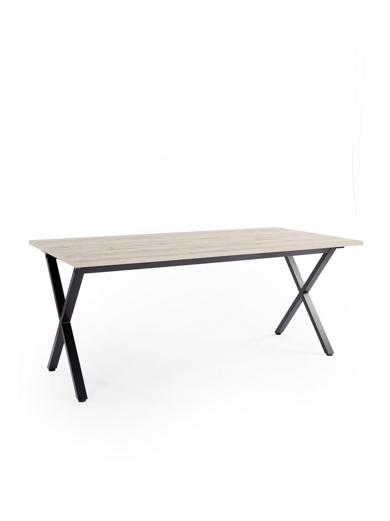 Image 3 of 6 of The Very Collection Harlem 180cm Mid Oak Dining Table