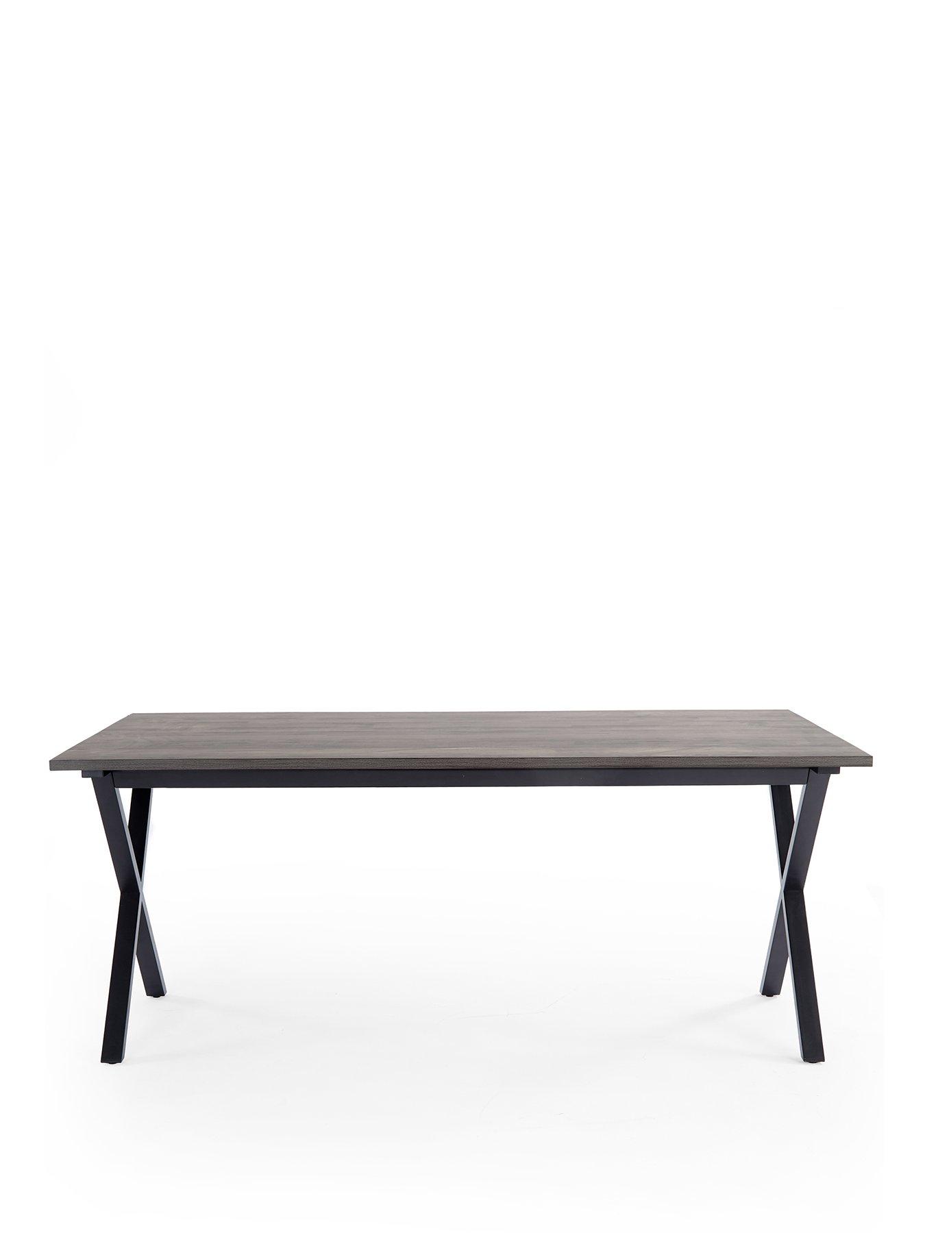 Image 2 of 6 of The Very Collection Harlem 180cm Mid Oak Dining Table