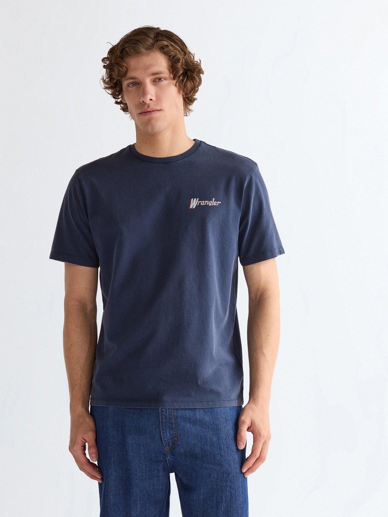 Wrangler Western Back Graphic T-Shirt - Navy