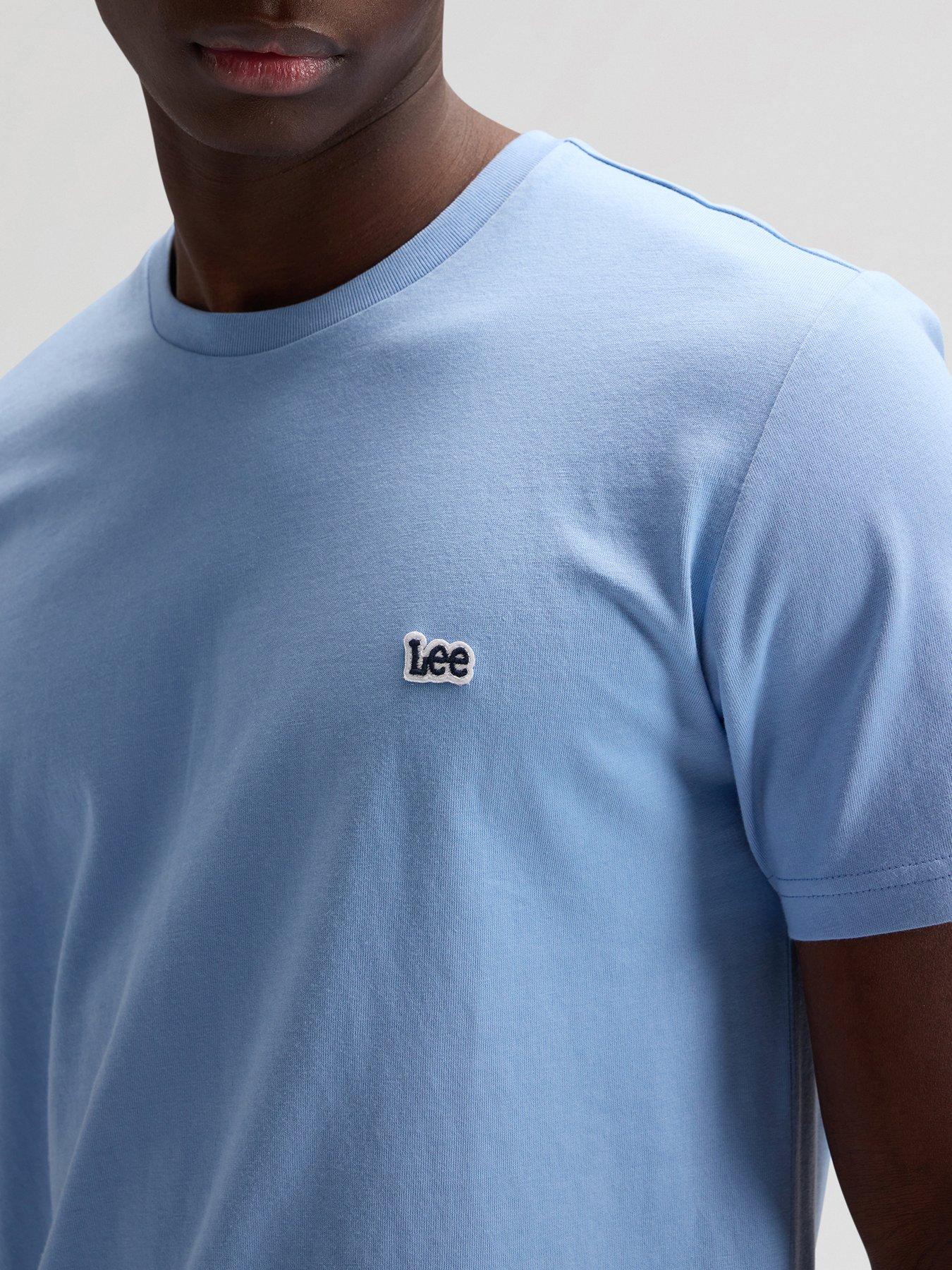 Image 5 of 6 of Lee Patch Logo T-Shirt - Light Blue