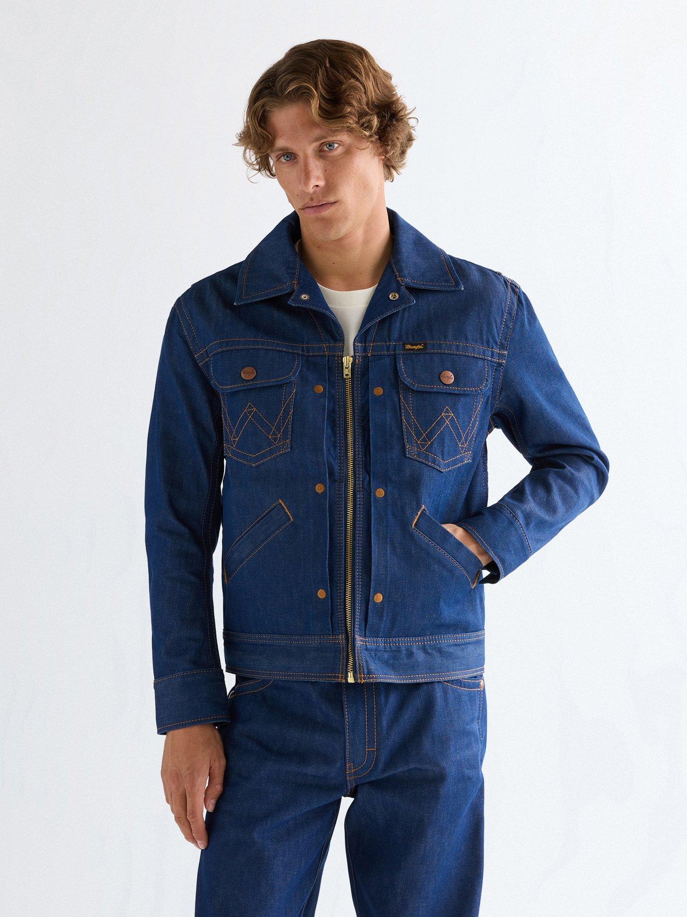 Image 1 of 6 of Wrangler Super Denim Jacket - Blue