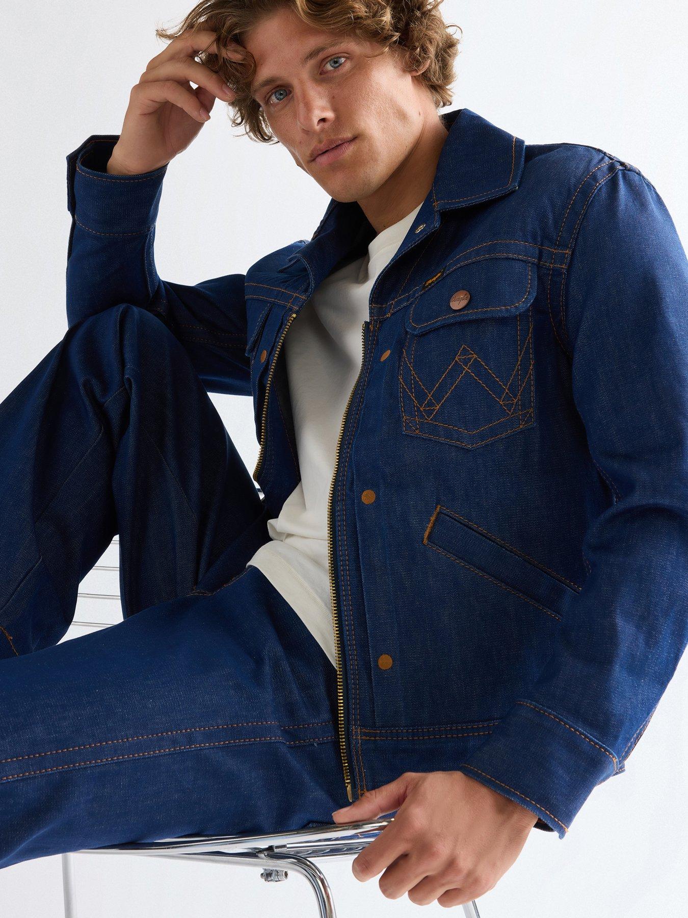 Image 3 of 6 of Wrangler Super Denim Jacket - Blue