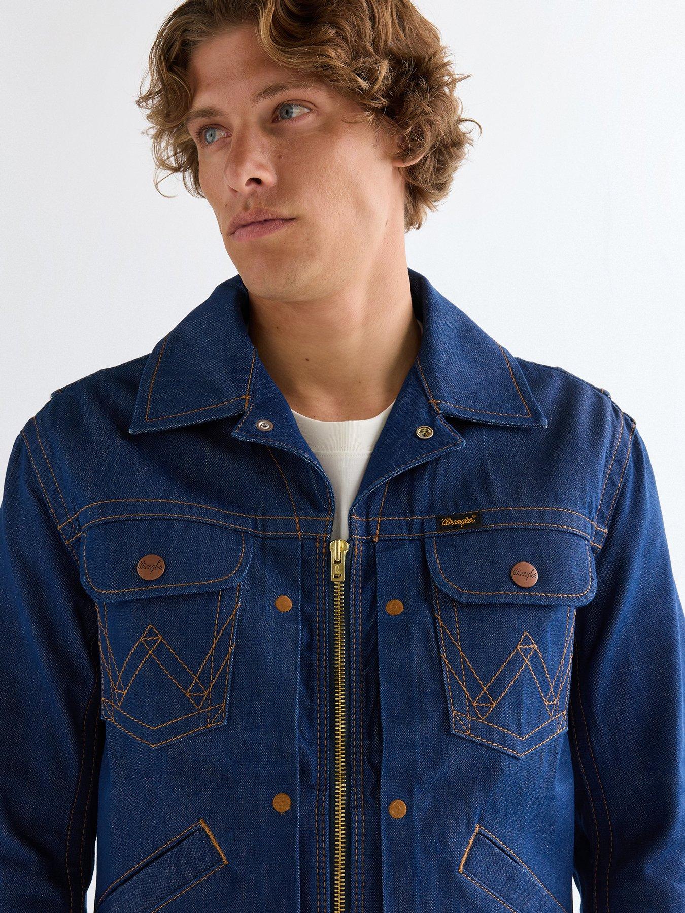 Image 4 of 6 of Wrangler Super Denim Jacket - Blue