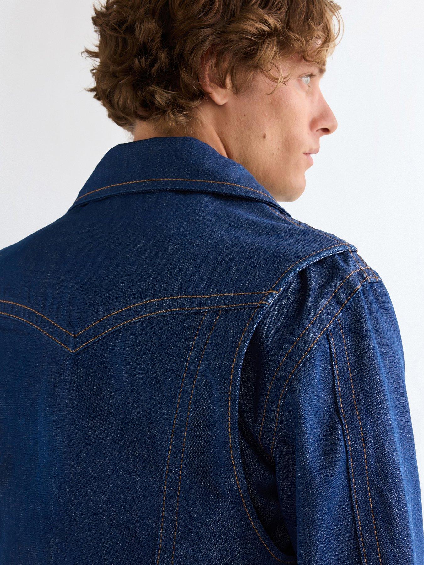 Image 5 of 6 of Wrangler Super Denim Jacket - Blue