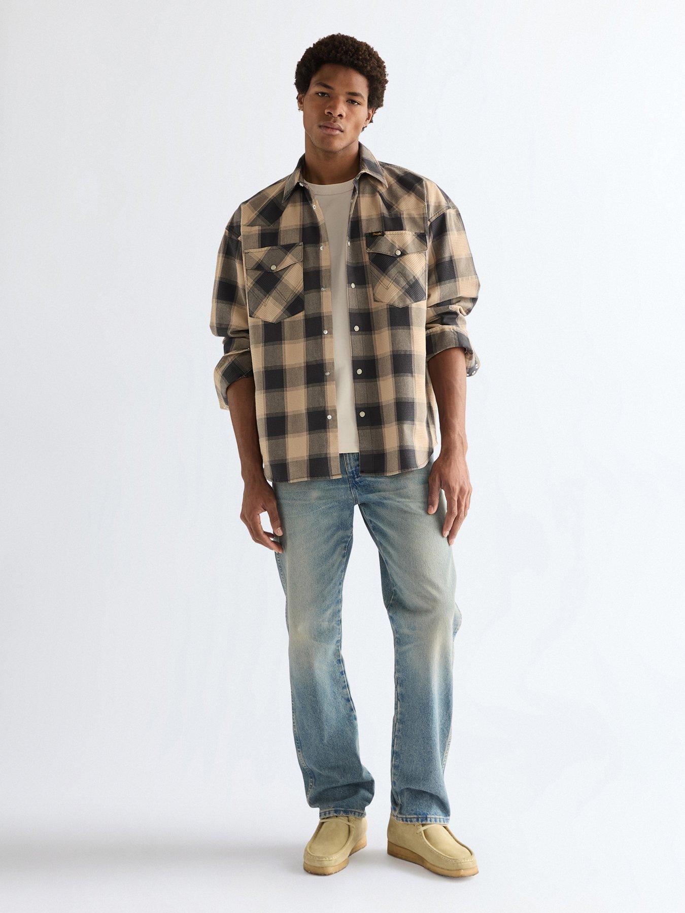  image of wrangler-13mwz-regular-straight-jeans-blue